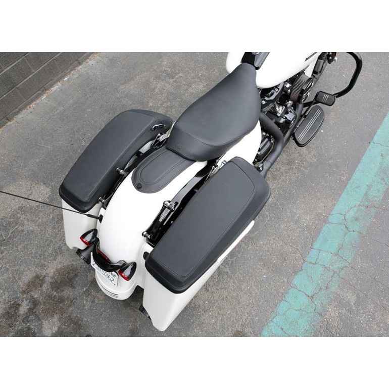 Saddlemen 1993-2013 FLHR, FLHT, FLHX & FLTR Plain Lid Covers