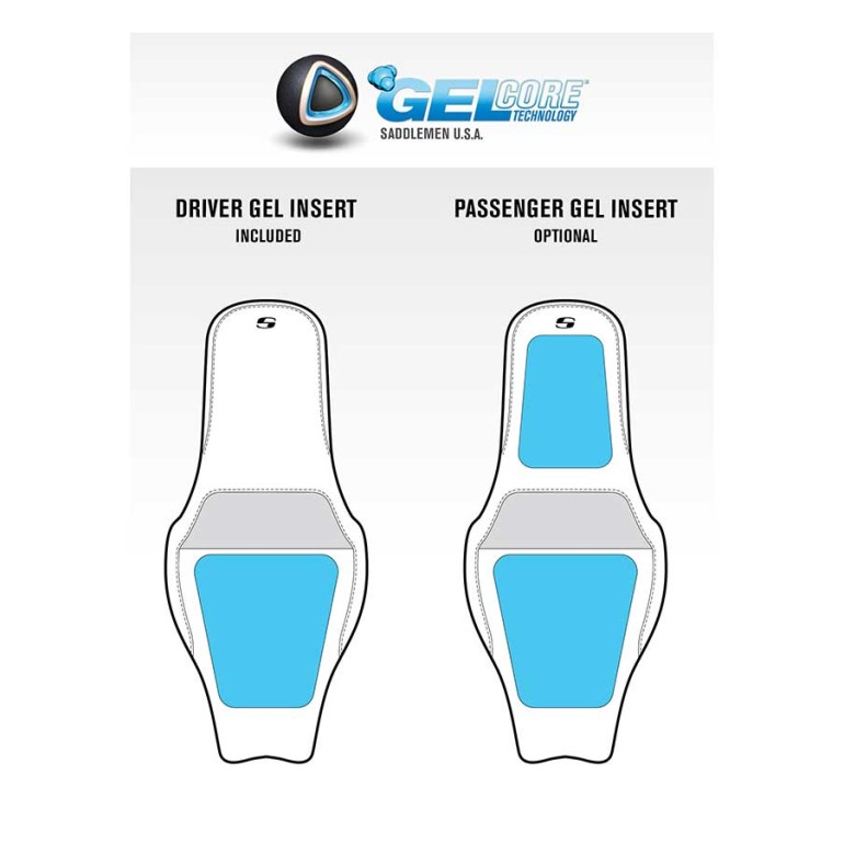 Saddlemen 1982-2000 FXR Step-Up™ Rear LS Seat