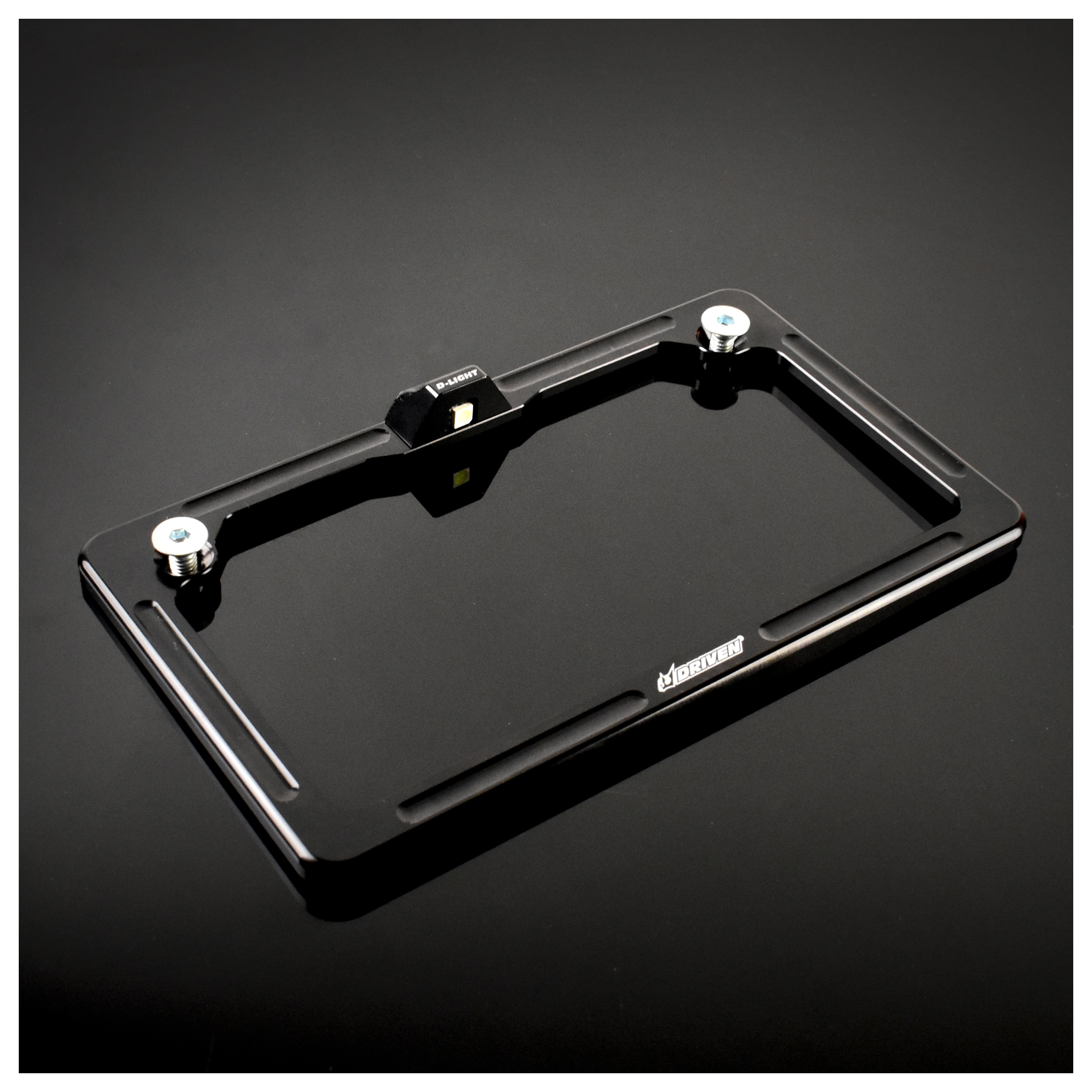 Driven D-Light License Plate Frame