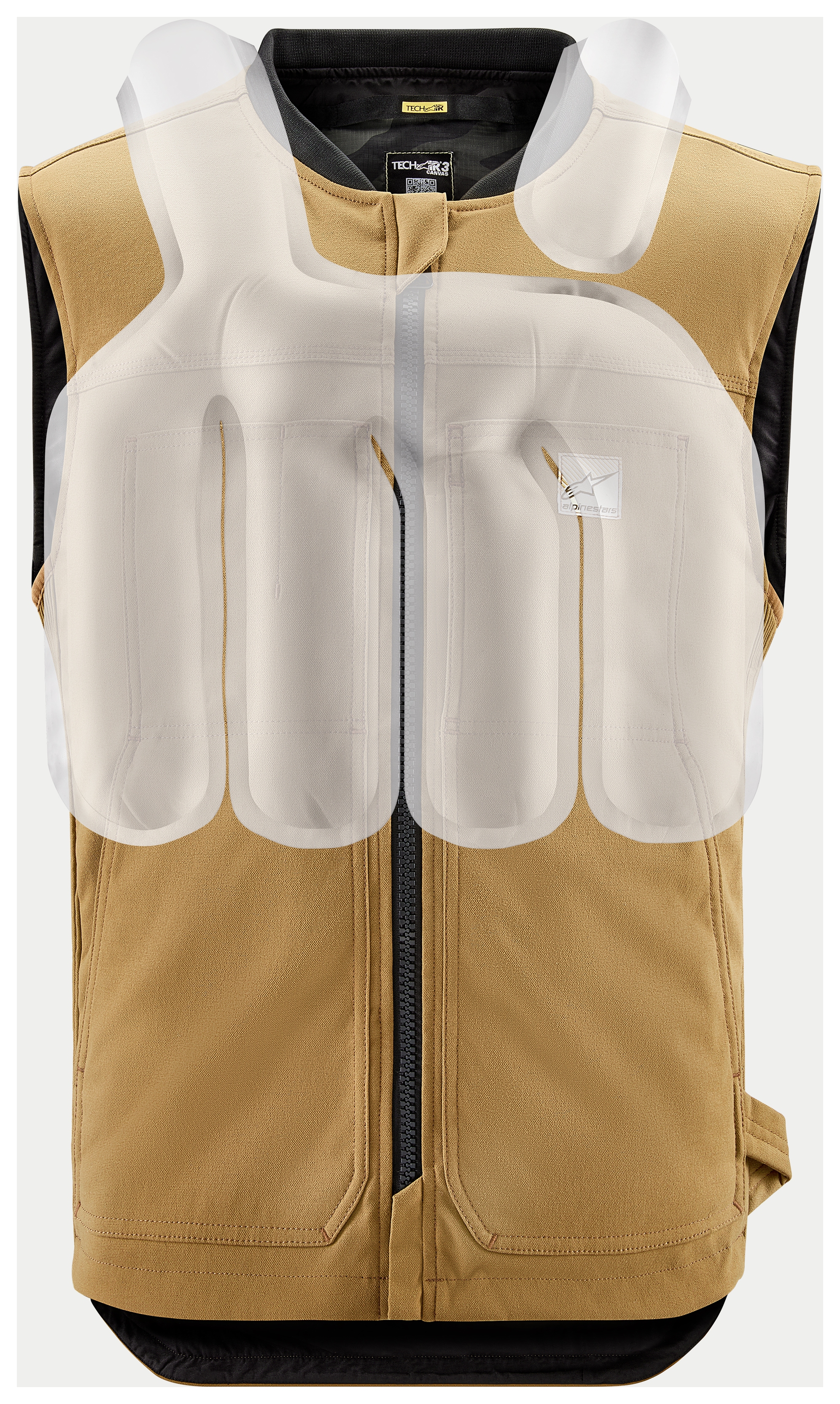 Alpinestars Tech-Air 3 Canvas Vest Airbag System (LG and XL)