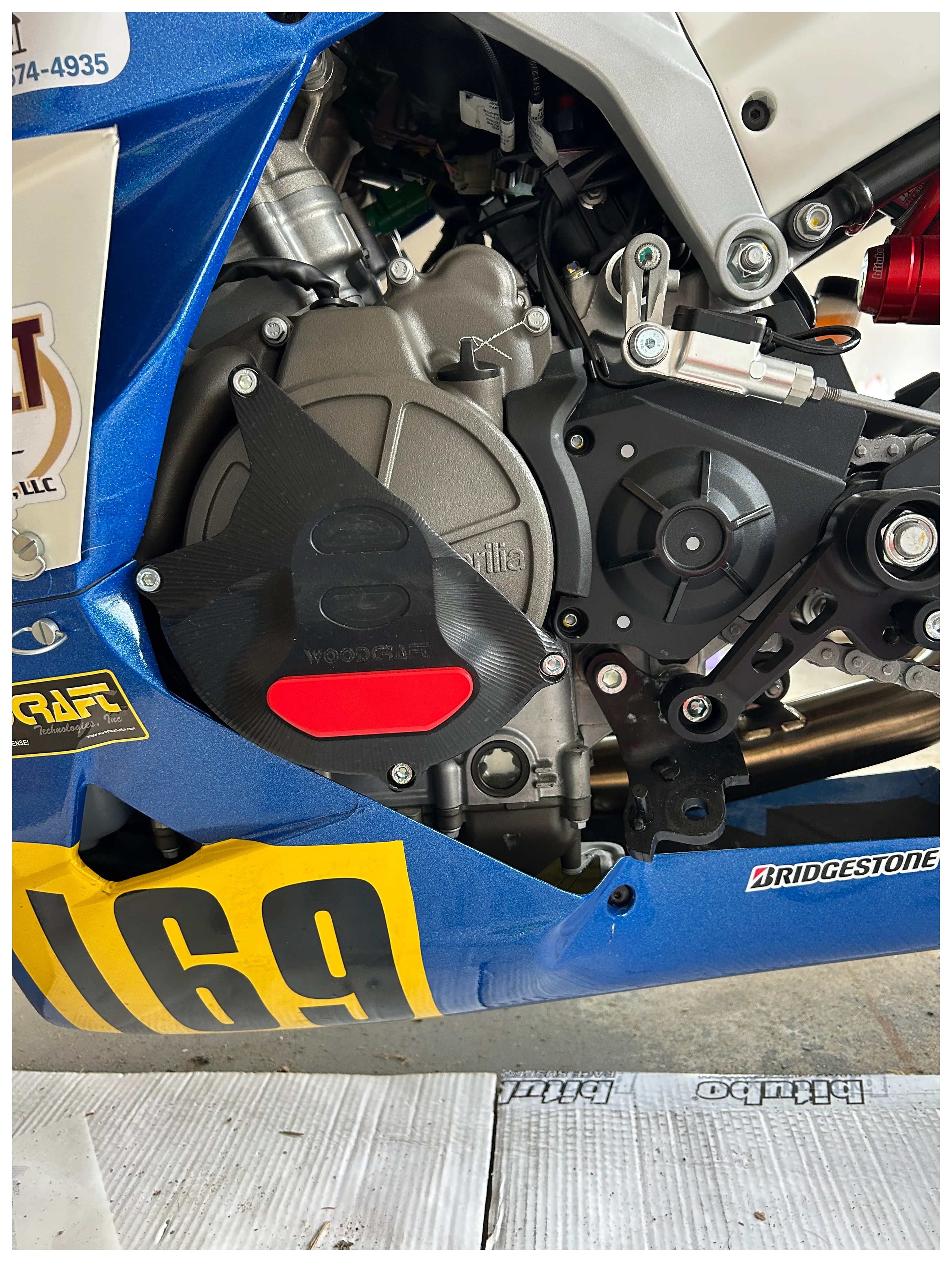 Woodcraft UHWM Plastic Stator Cover Aprilia RS 457 2024-2025