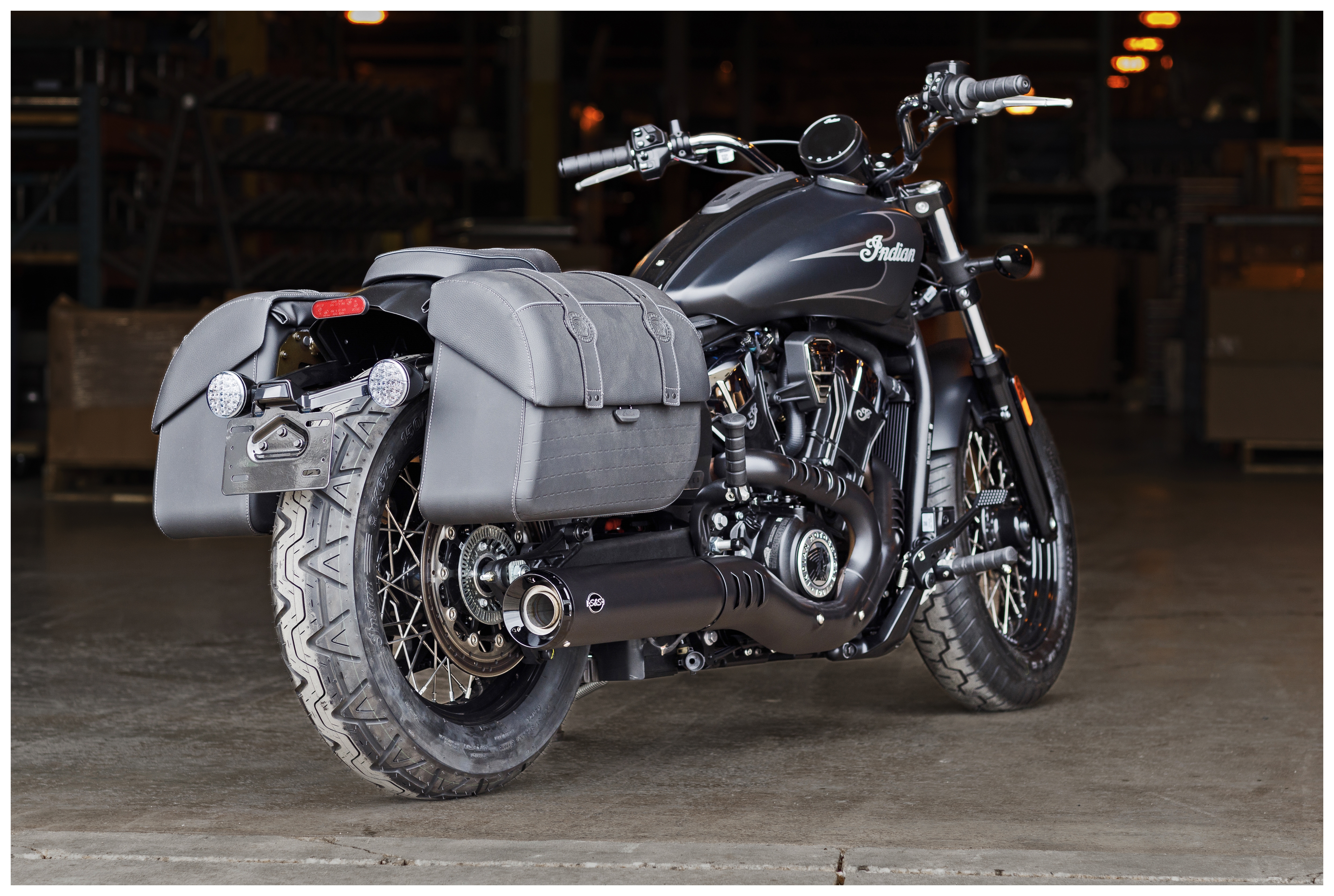 S&S Cycle Grand National 50 State Slip-On Muffler For Indian Scout 2025
