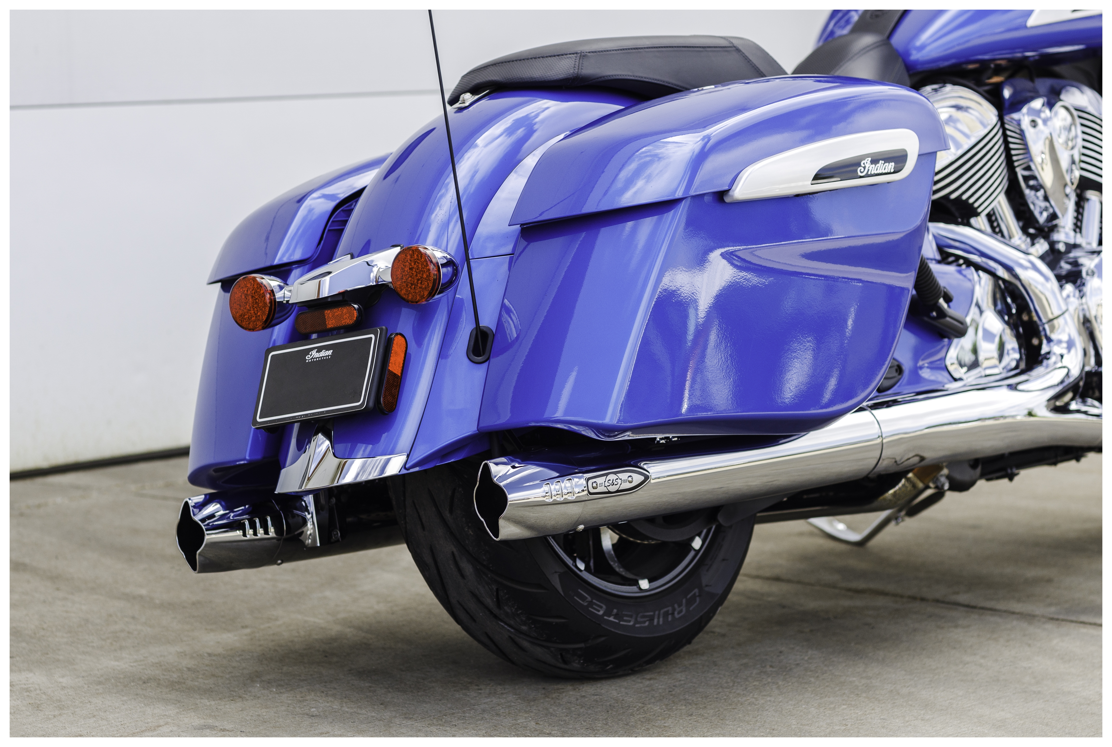 S&S Cycle Fishtail Slip-Ons For Indian Touring 2014-2025