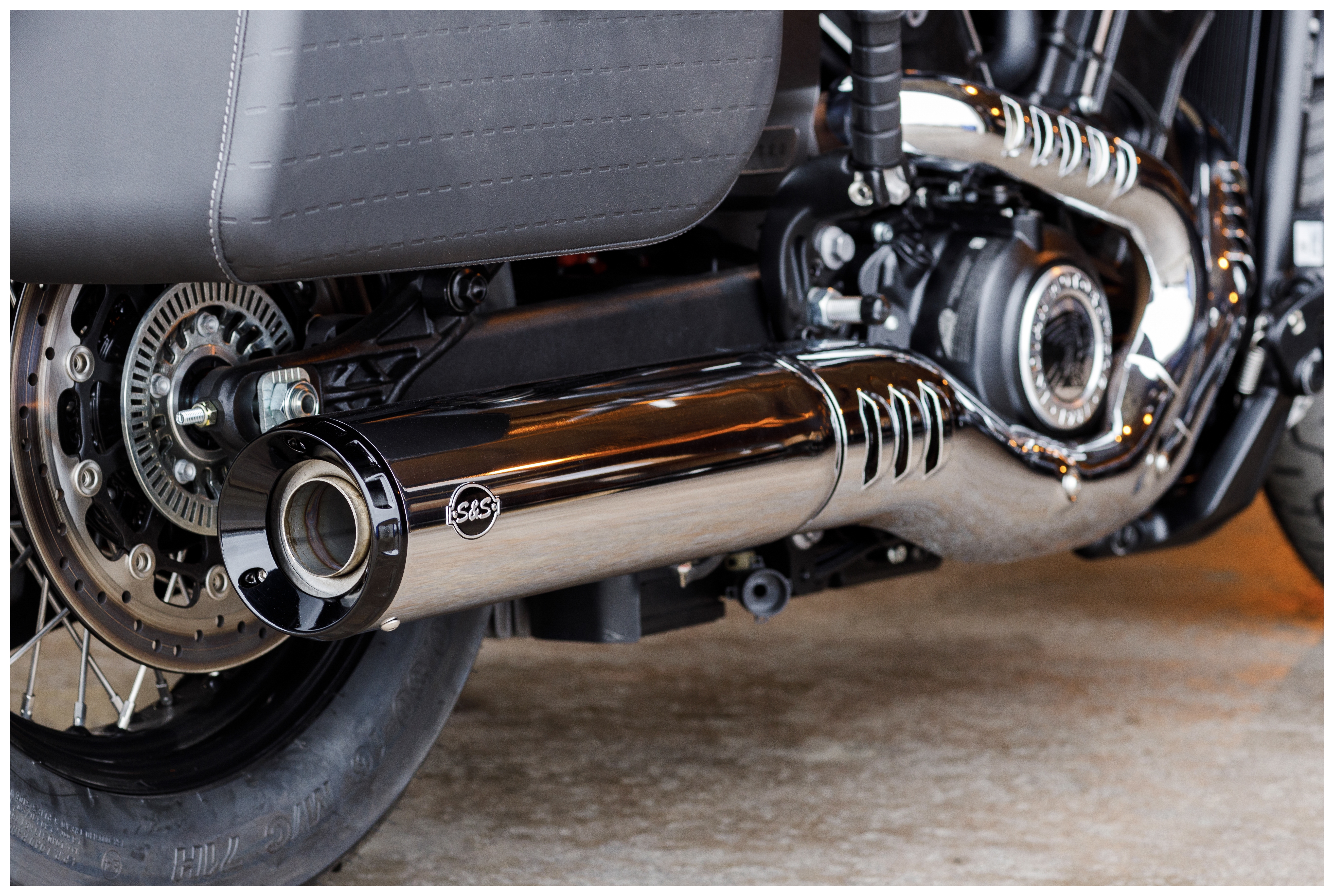 S&S Cycle Grand National 50 State Slip-On Muffler For Indian Scout 2025
