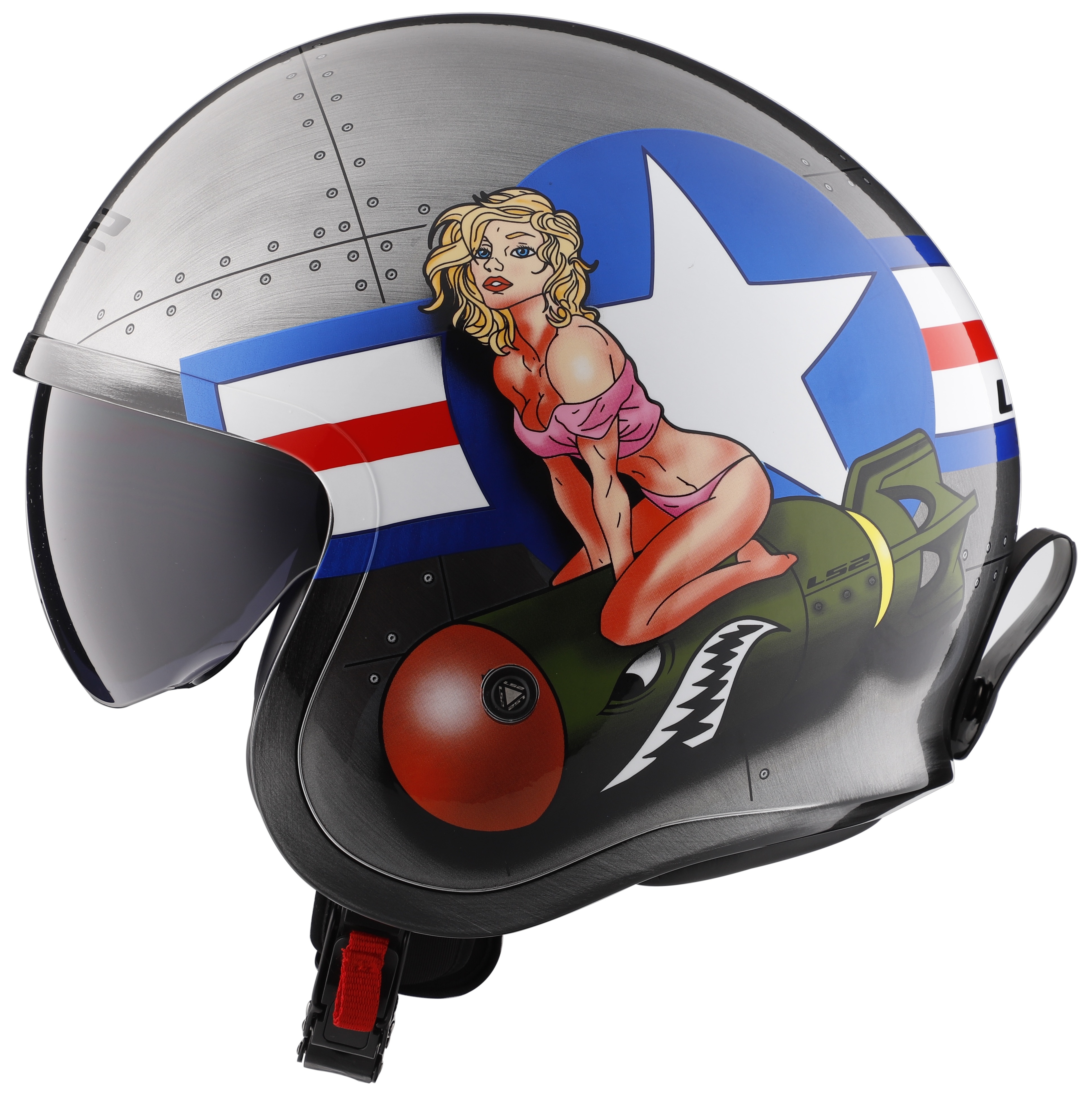 LS2 Spitfire Bombrider Helmet