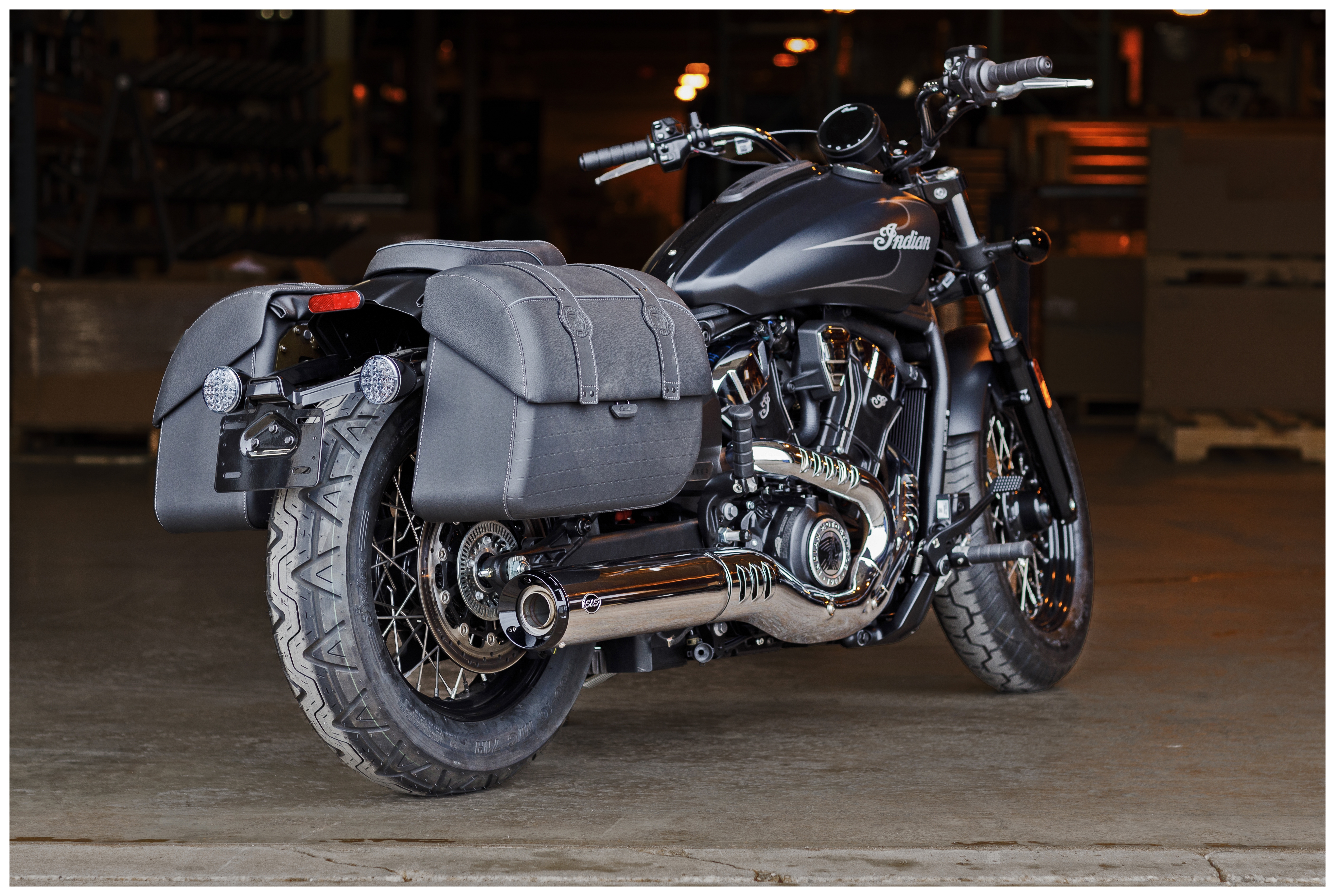 S&S Cycle Grand National 50 State Slip-On Muffler For Indian Scout 2025
