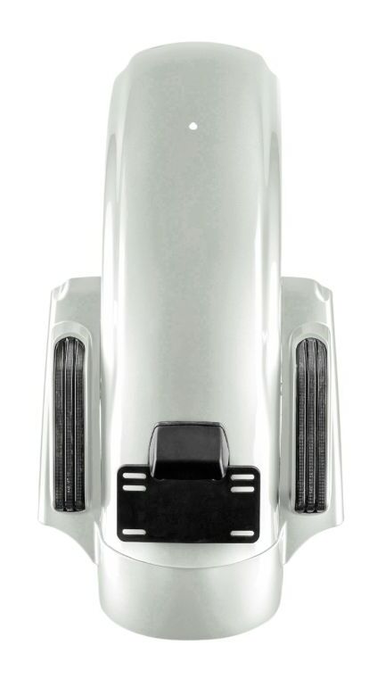 HogWorkz CVO Style LED Filler Panel Taillight With Smoked Lens For Harley 2014-2025