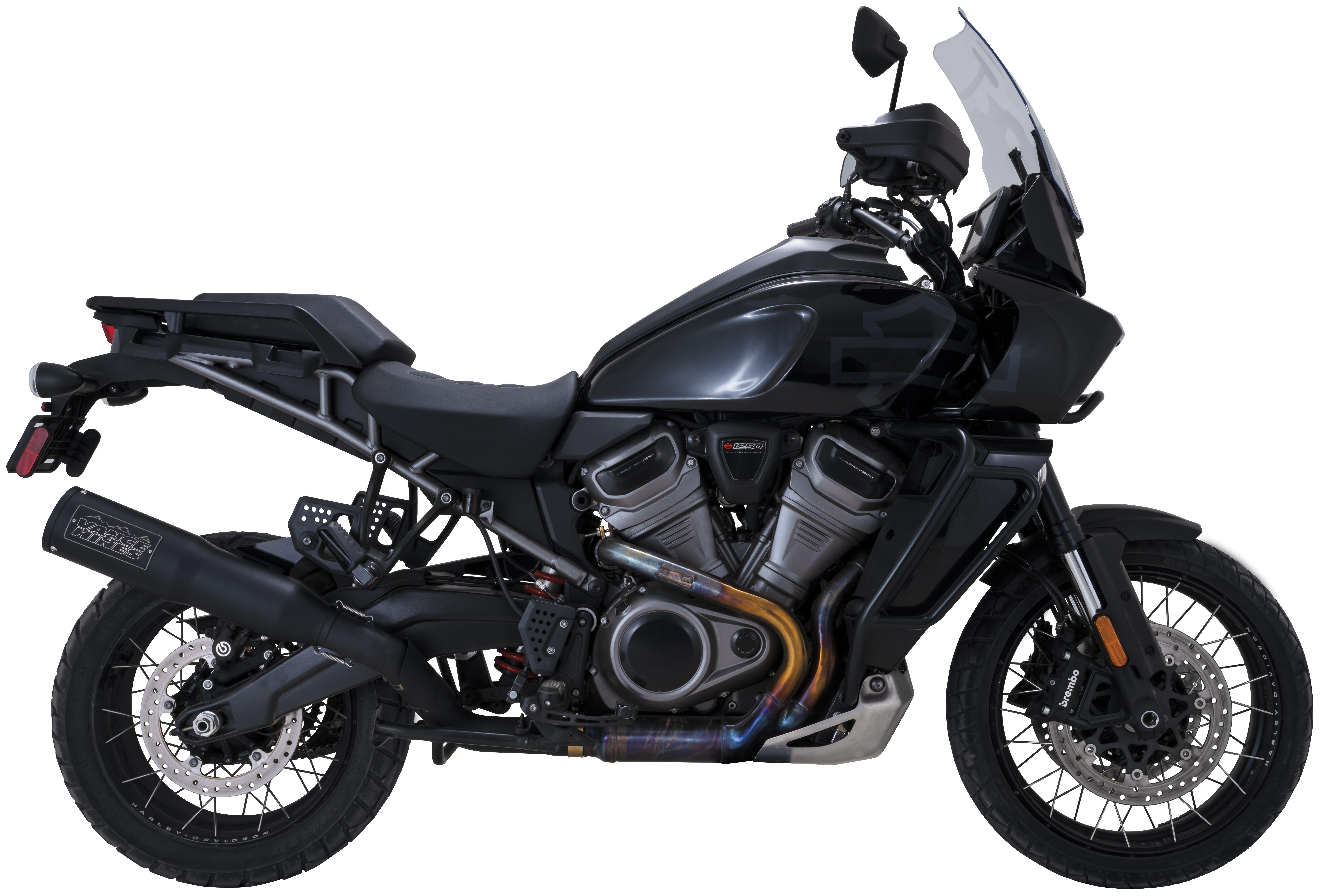 Vance & Hines Adventure Hi-Output 450 Slip-On Muffler For Harley Pan America 2021-2025