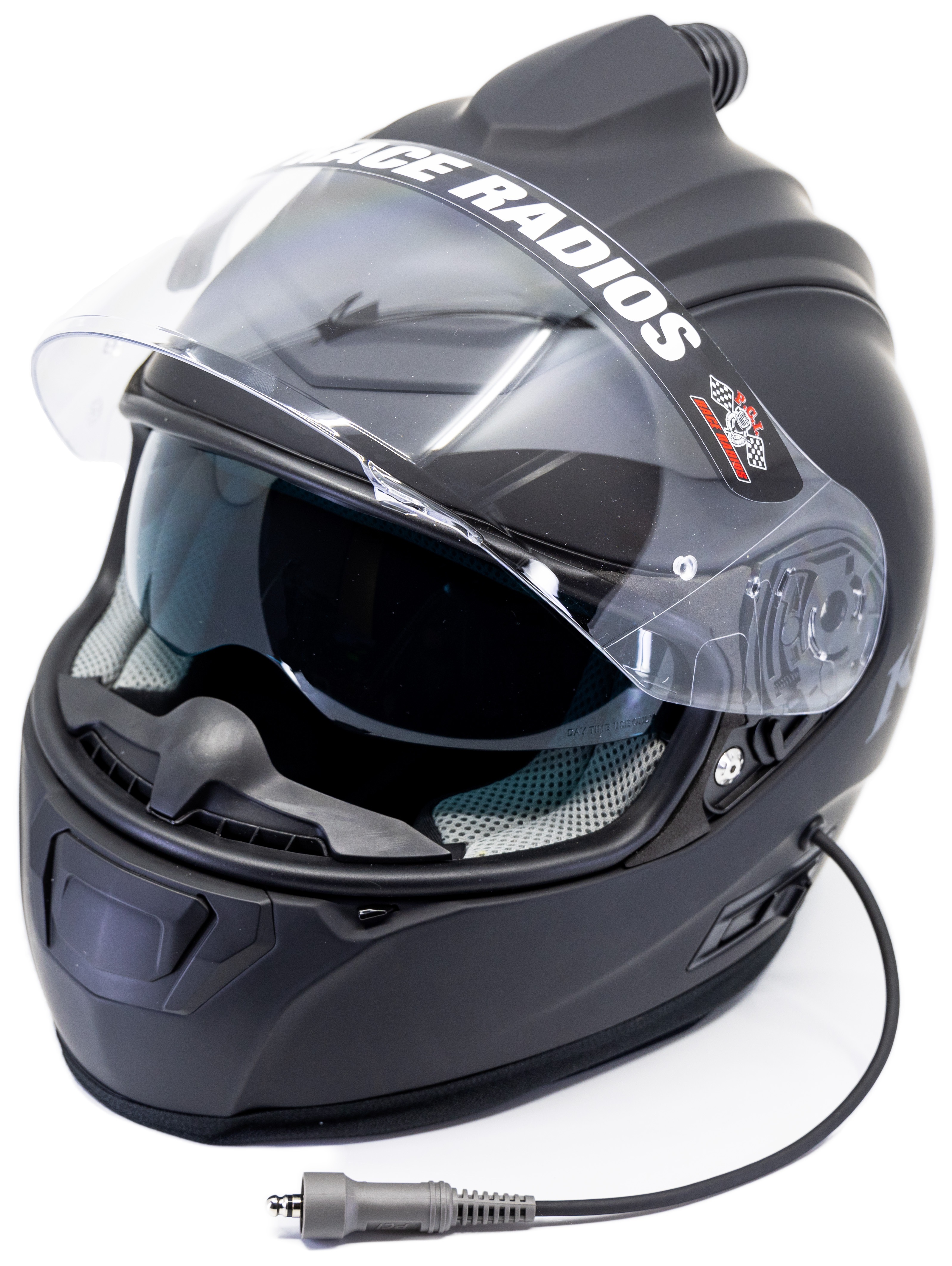 PCI Race Radios Klim R1 Fresh Air Helmet PCI Trax Wiring / XL [Open Box]