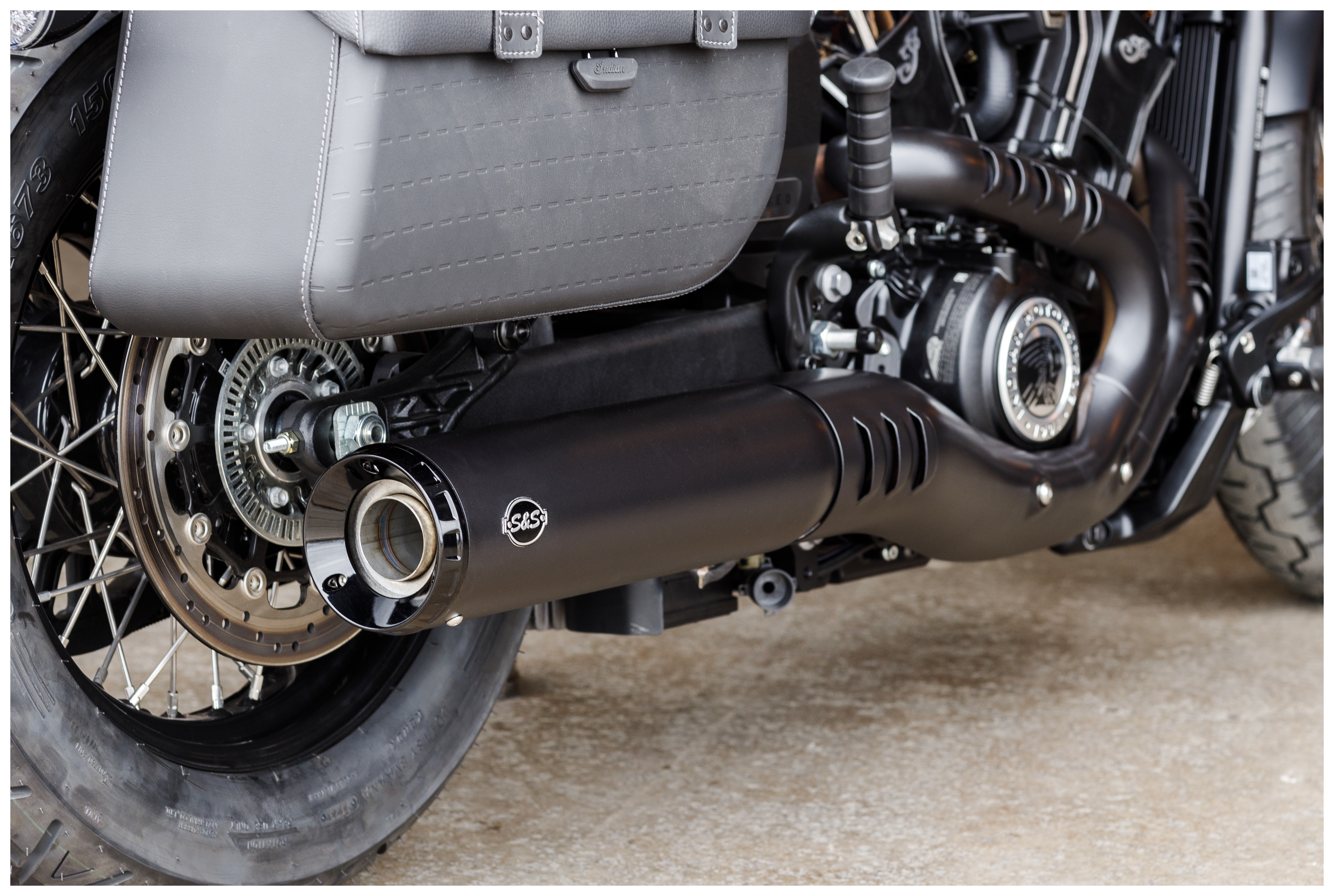 S&S Cycle Grand National 50 State Slip-On Muffler For Indian Scout 2025