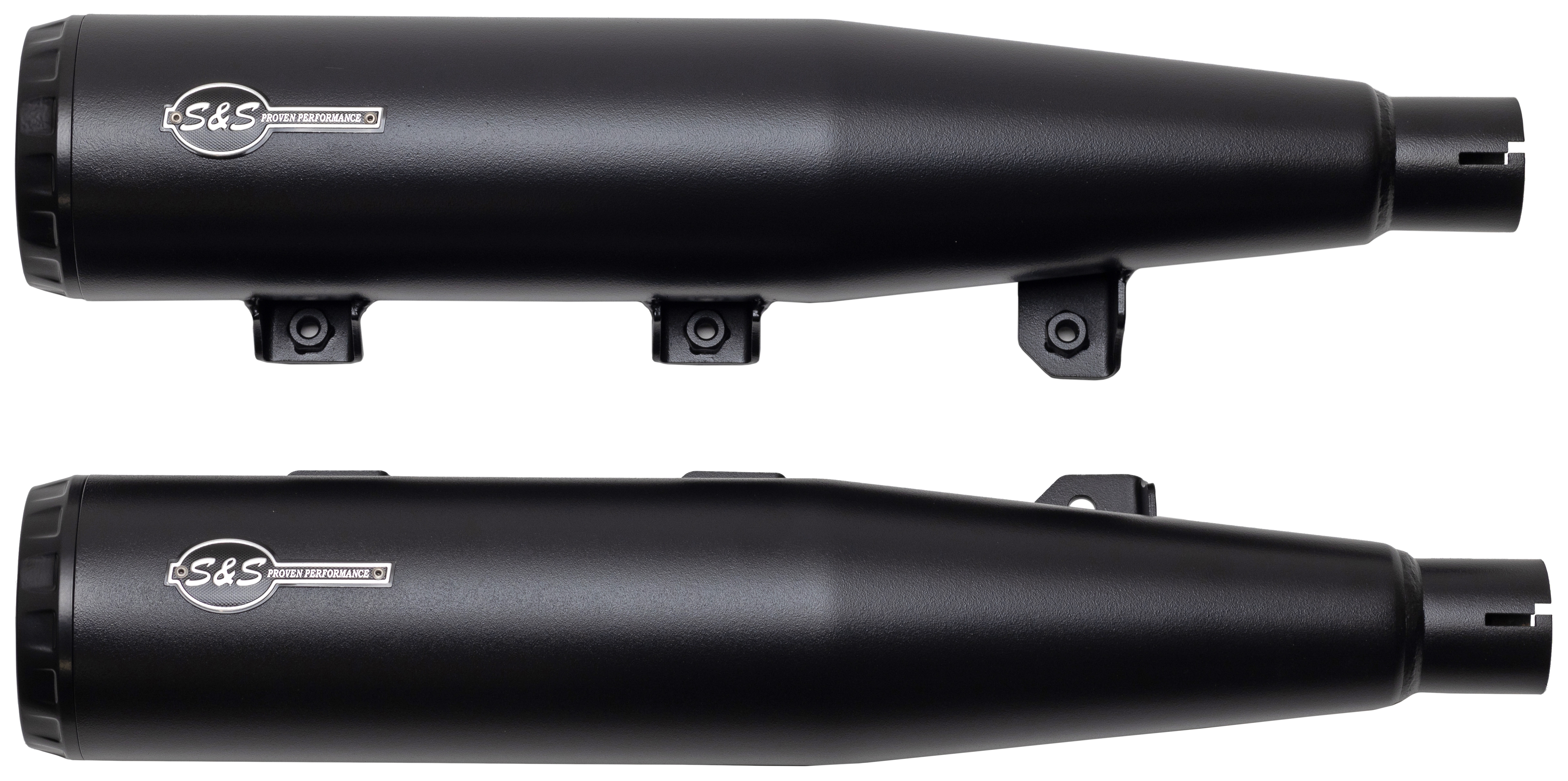 S&S Cycle Grand National Slip-On Mufflers For Indian Scout 2019-2024