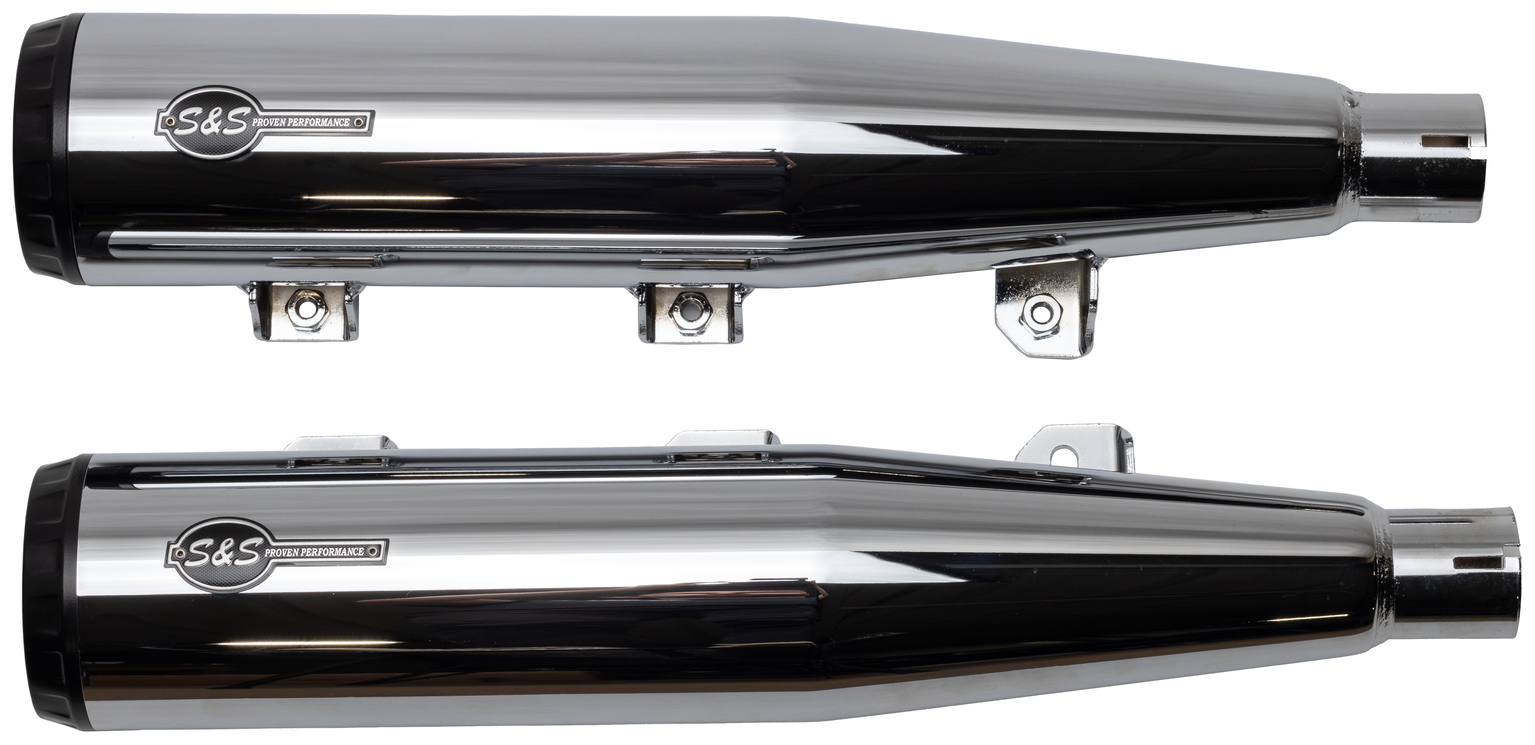 S&S Cycle Grand National Slip-On Mufflers For Indian Scout 2019-2024