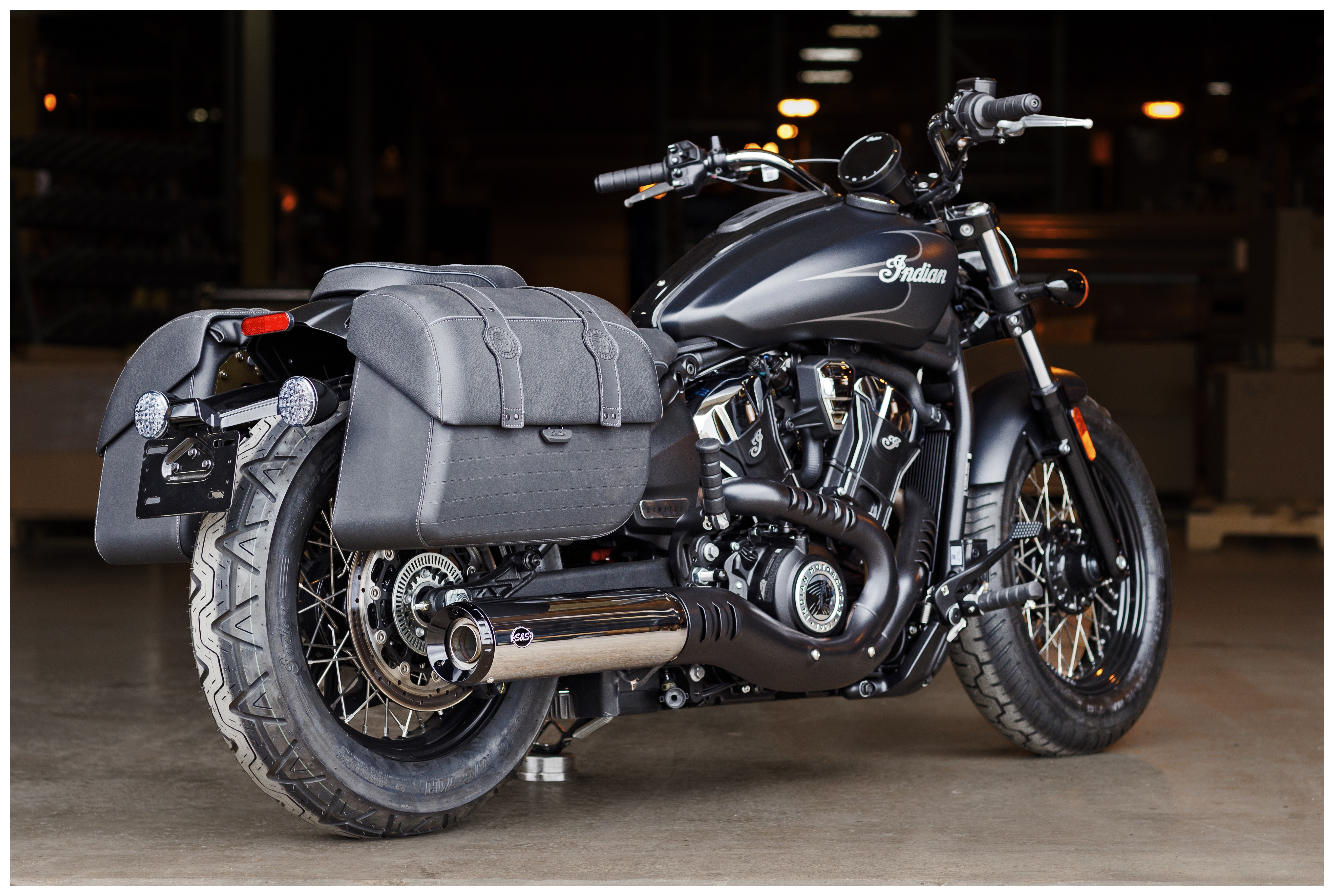 S&S Cycle Grand National 50 State Slip-On Muffler For Indian Scout 2025