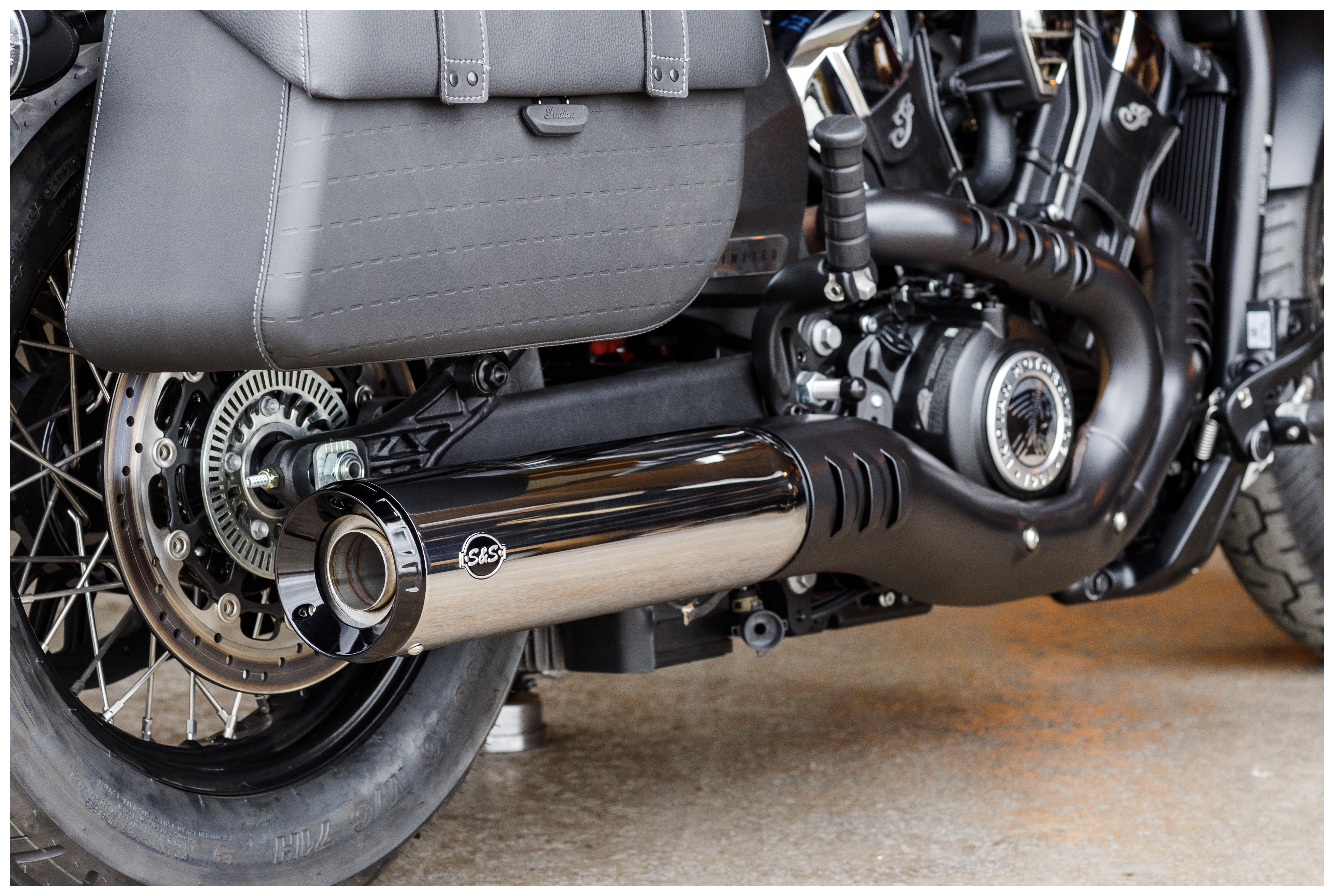S&S Cycle Grand National 50 State Slip-On Muffler For Indian Scout 2025