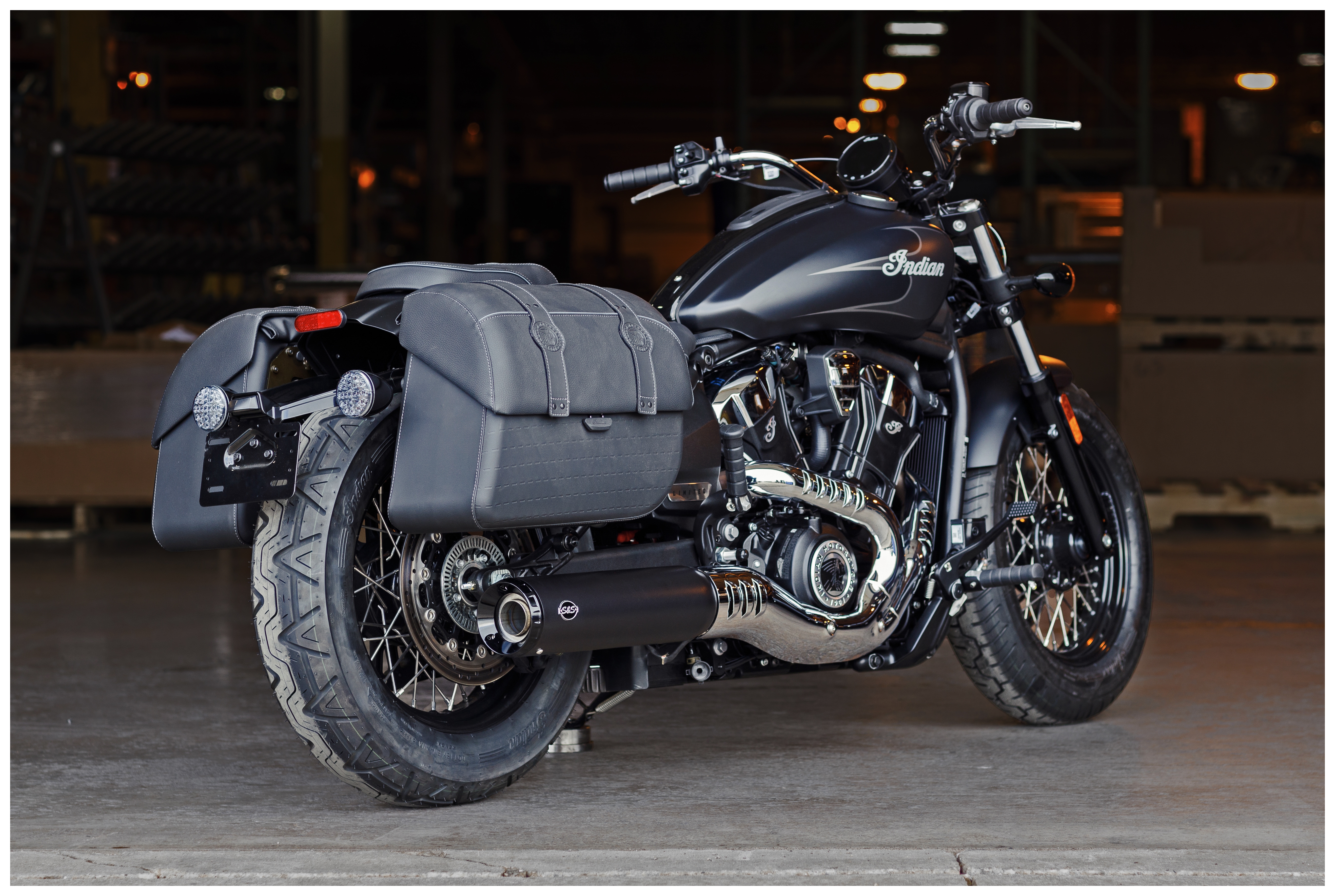 S&S Cycle Grand National 50 State Slip-On Muffler For Indian Scout 2025