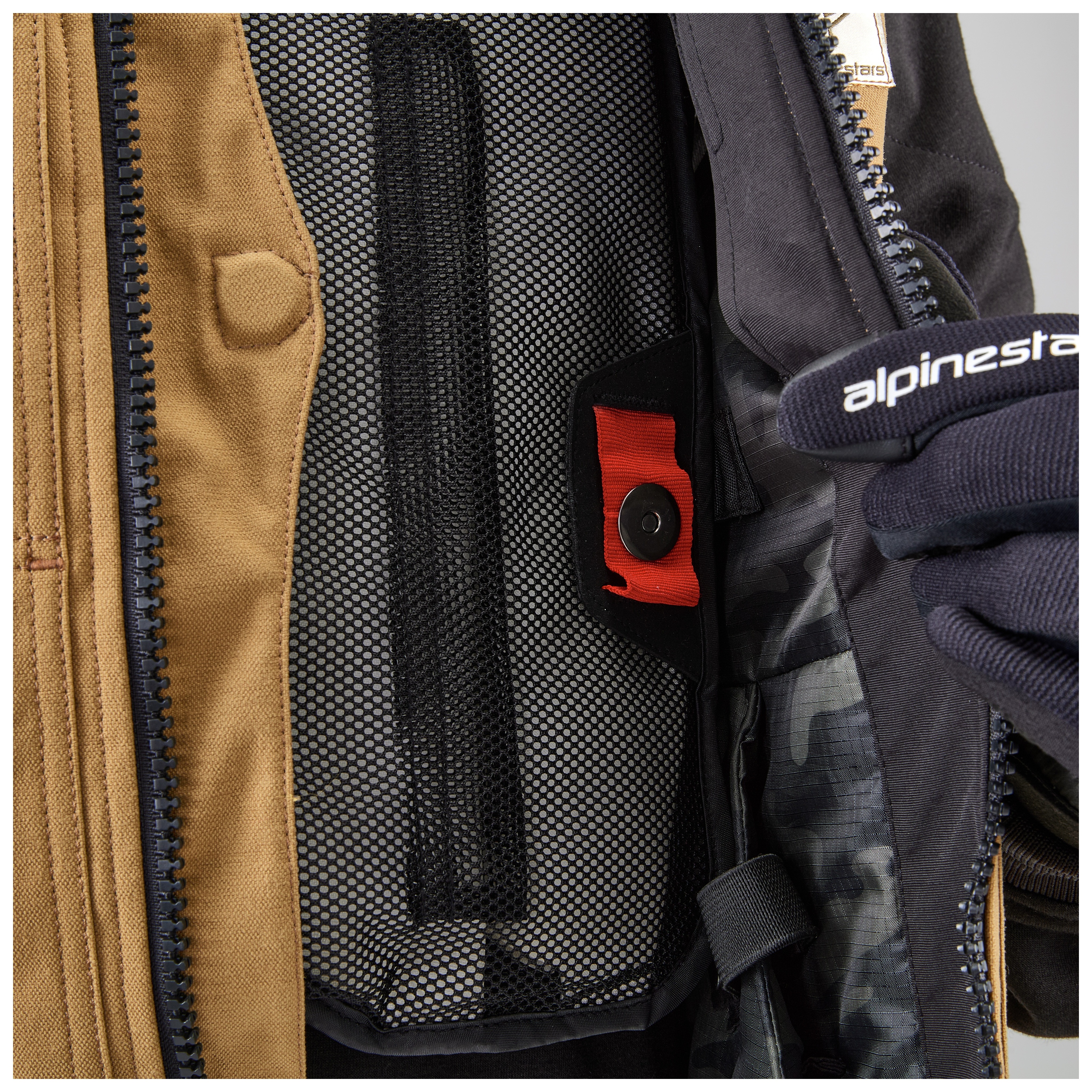 Alpinestars Tech-Air 3 Canvas Vest Airbag System Tan / XL [Open Box]
