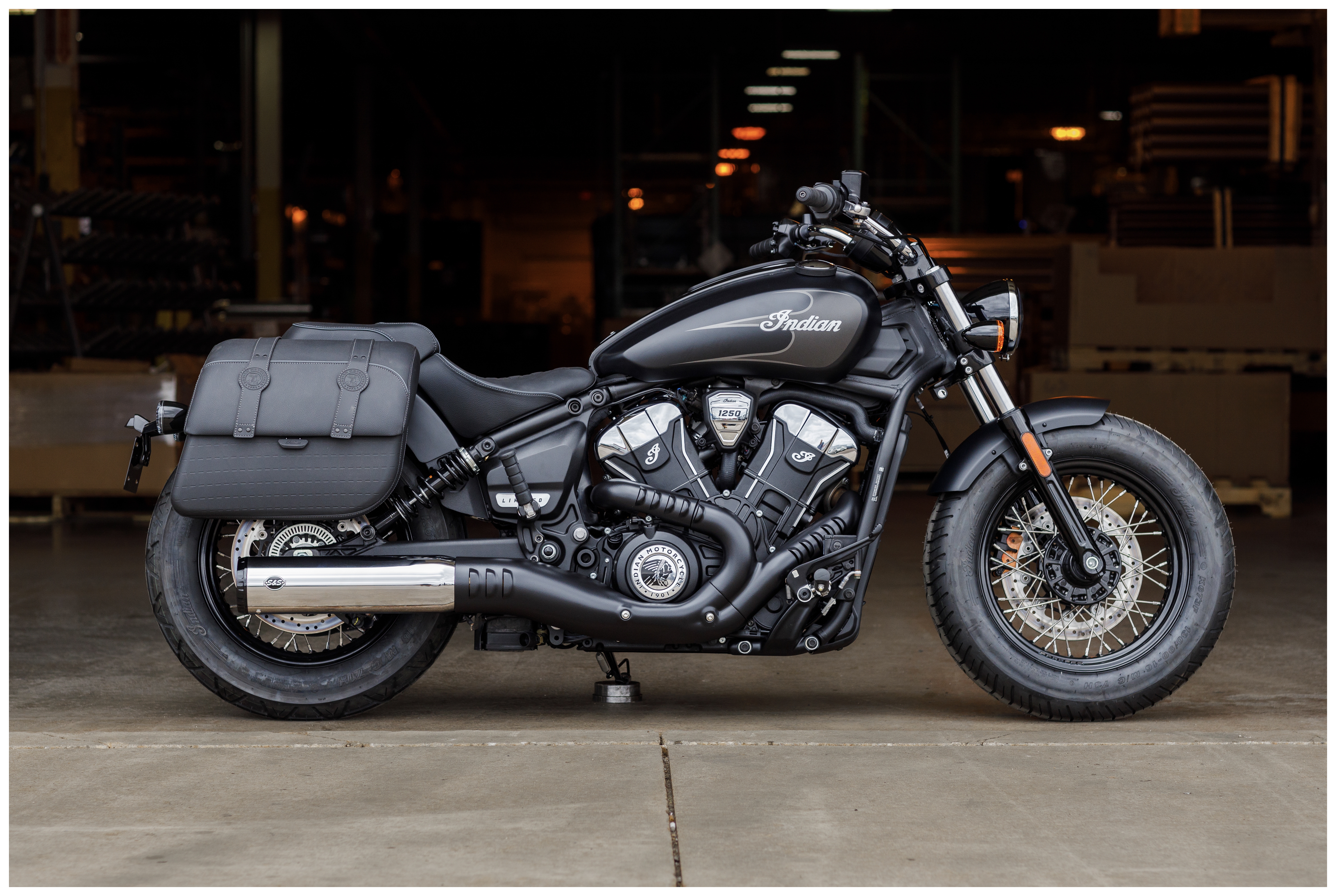 S&S Cycle Grand National 50 State Slip-On Muffler For Indian Scout 2025