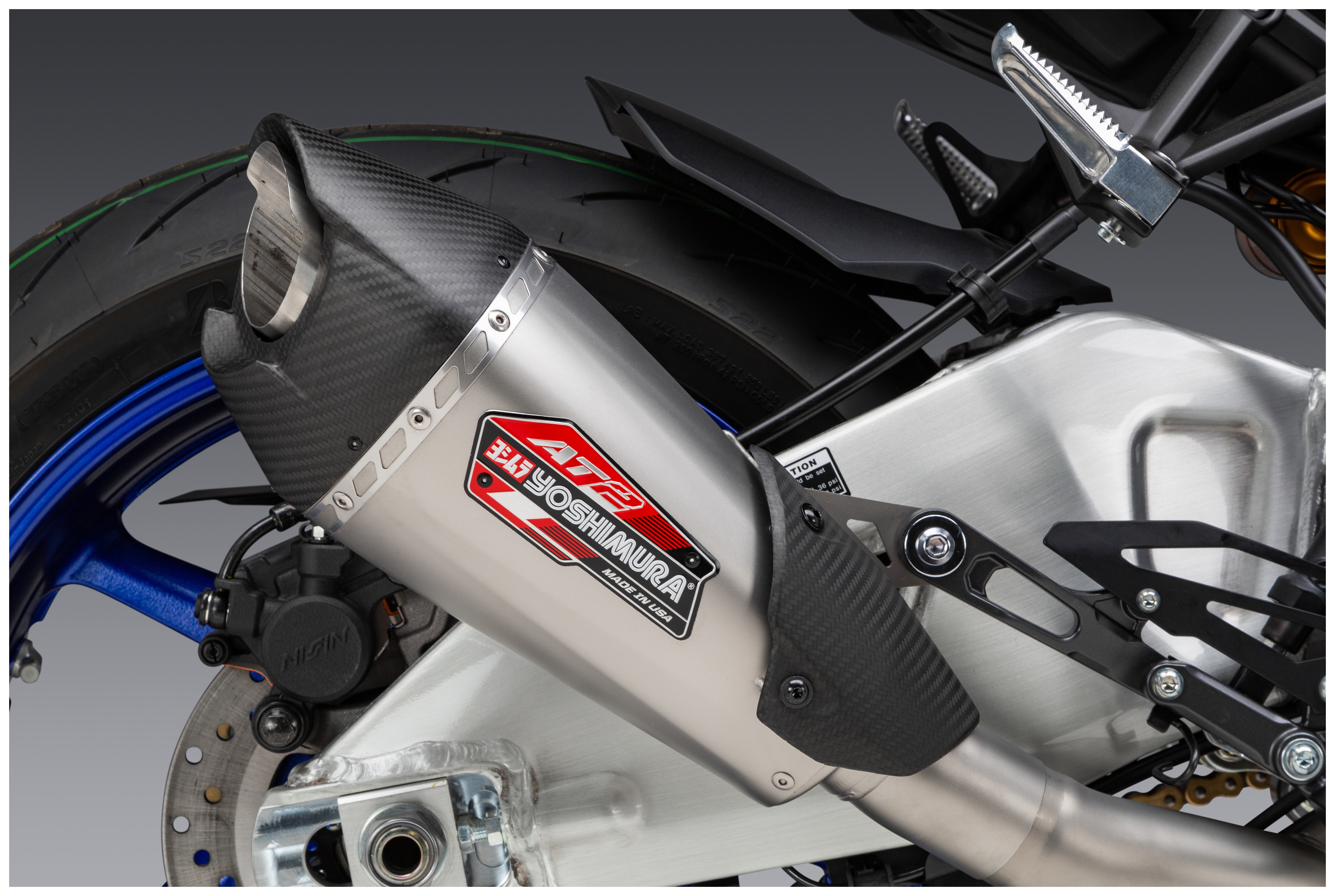 Yoshimura AT2 3/4 Race Slip-On Exhaust Yamaha MT-10 / SP 2022-2025