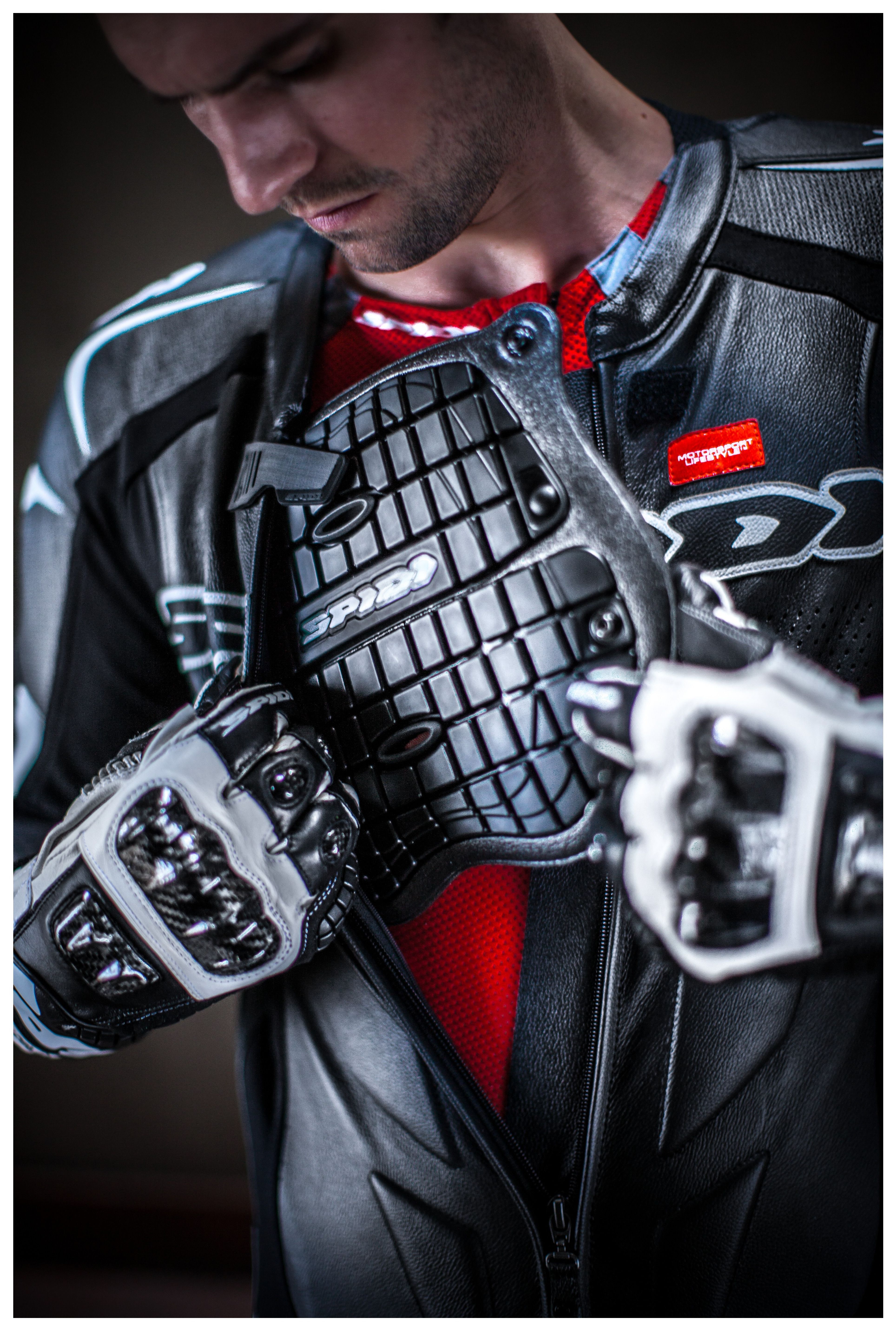 Spidi Warrior Chest Protector Black [Open Box]