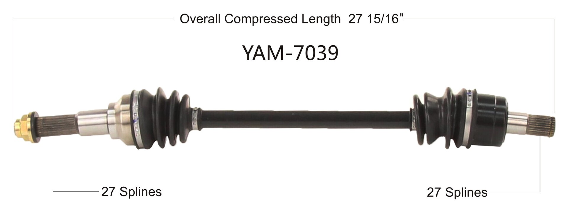 Moose Racing OEM Front Axle