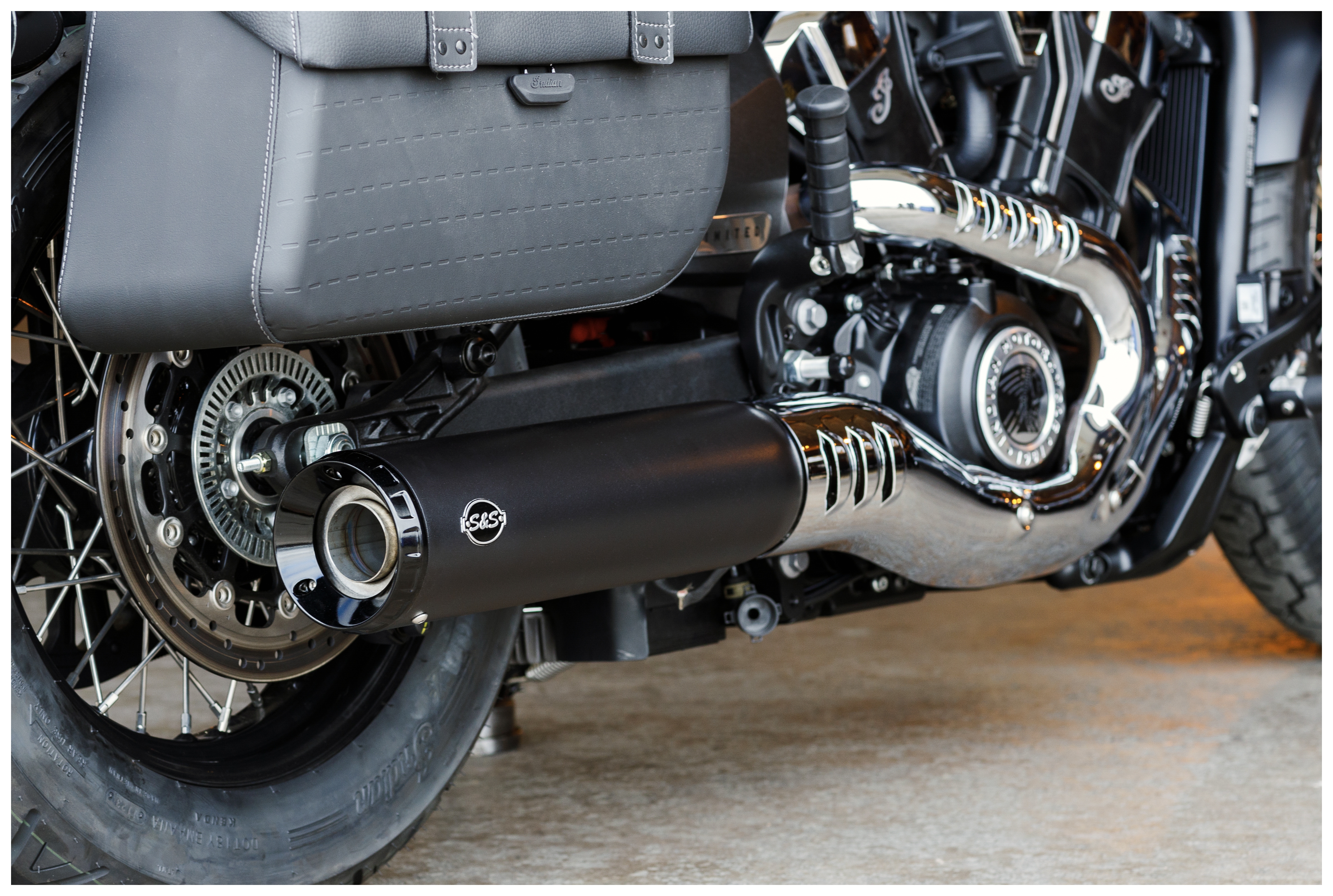 S&S Cycle Grand National 50 State Slip-On Muffler For Indian Scout 2025
