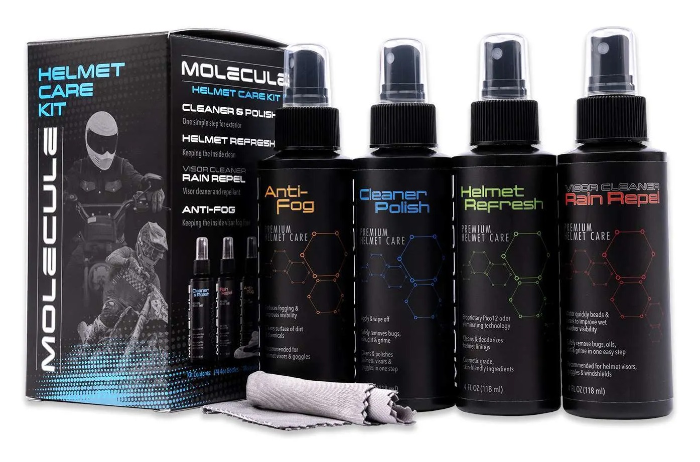 Molecule Helmet Care Kit - 4 Pack
