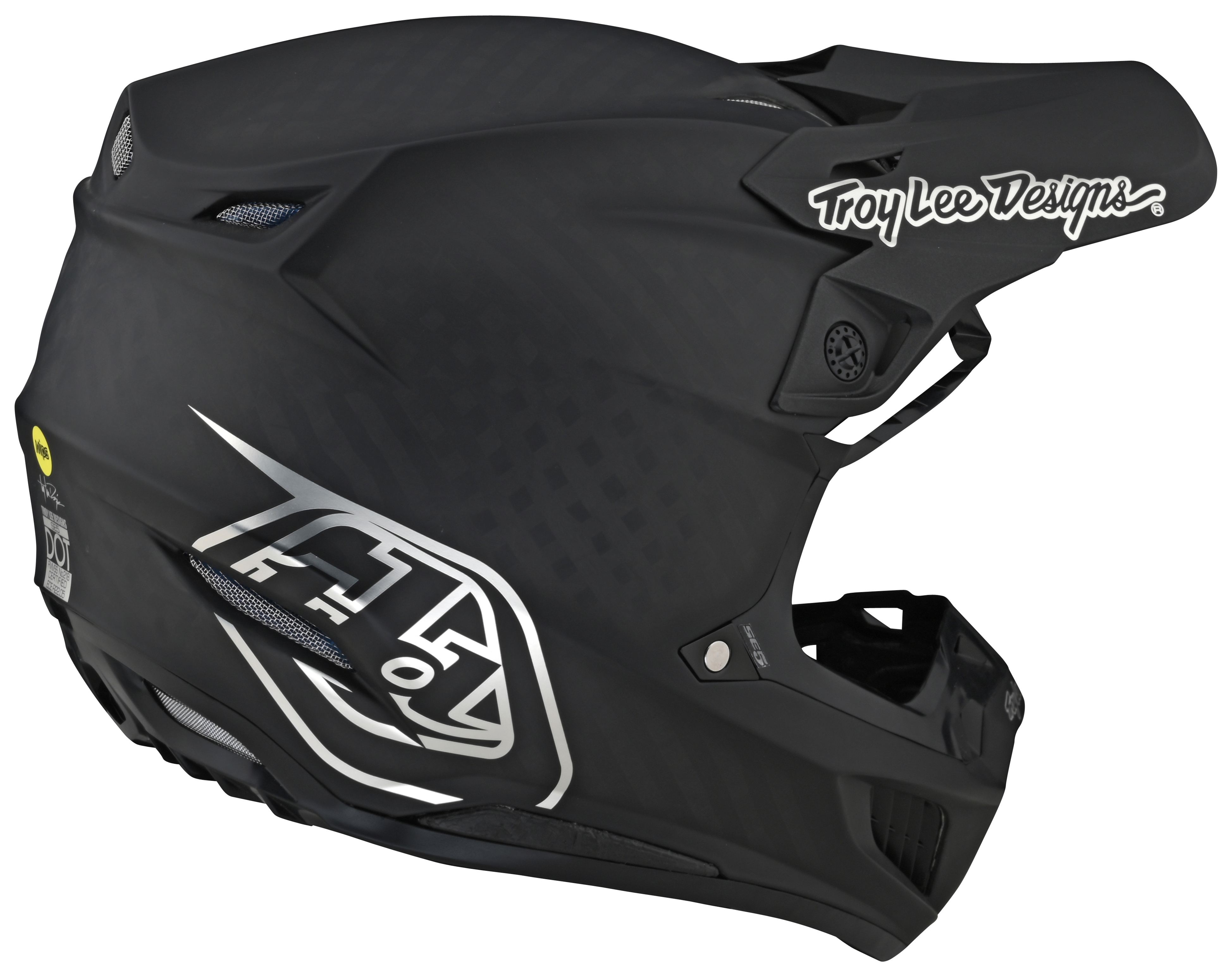 Troy Lee SE5 Carbon Stealth Helmet (SM)