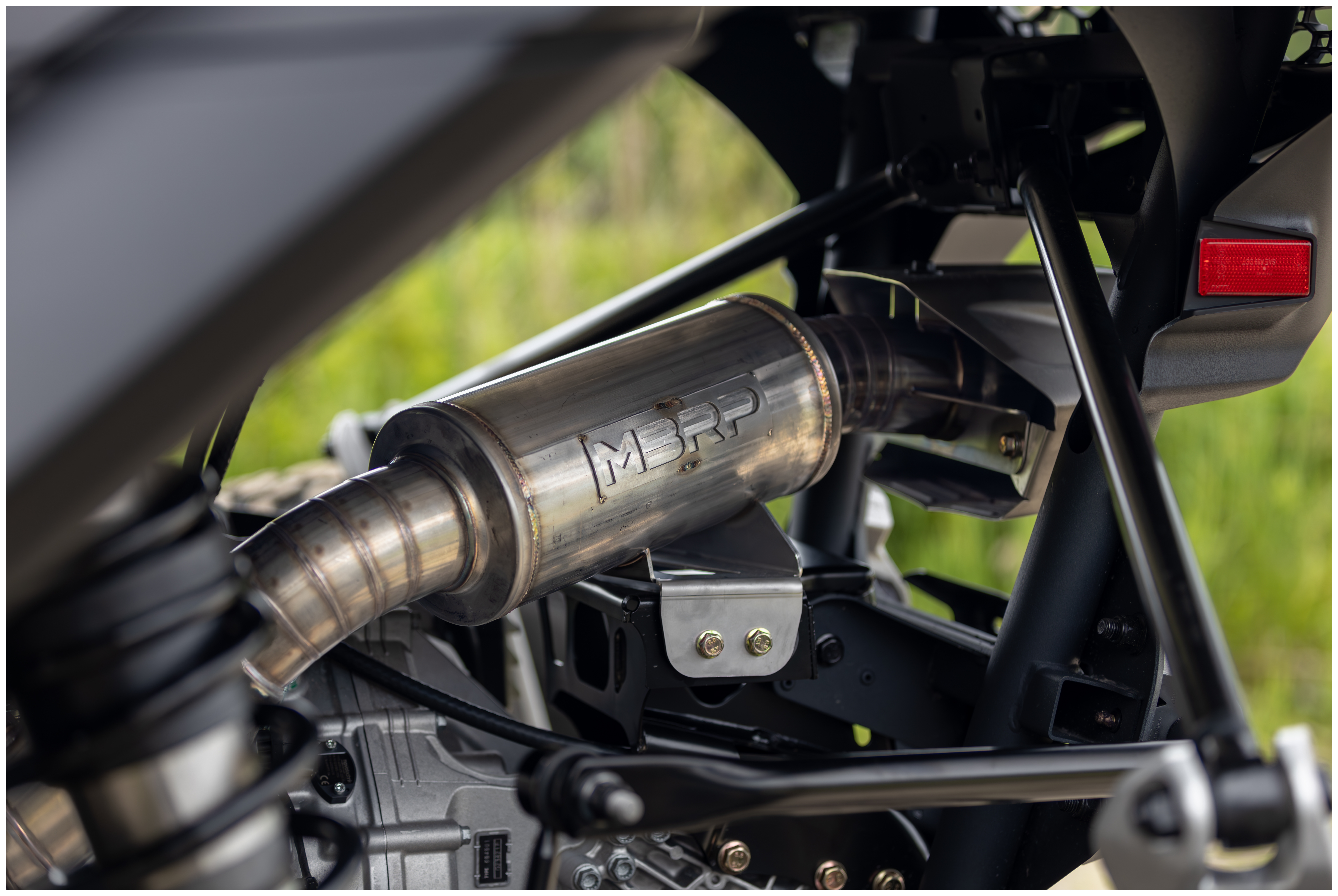 MBRP Single Turbo Back Performance Series Slip-On Exhaust Can-Am Maverick R 2024-2025