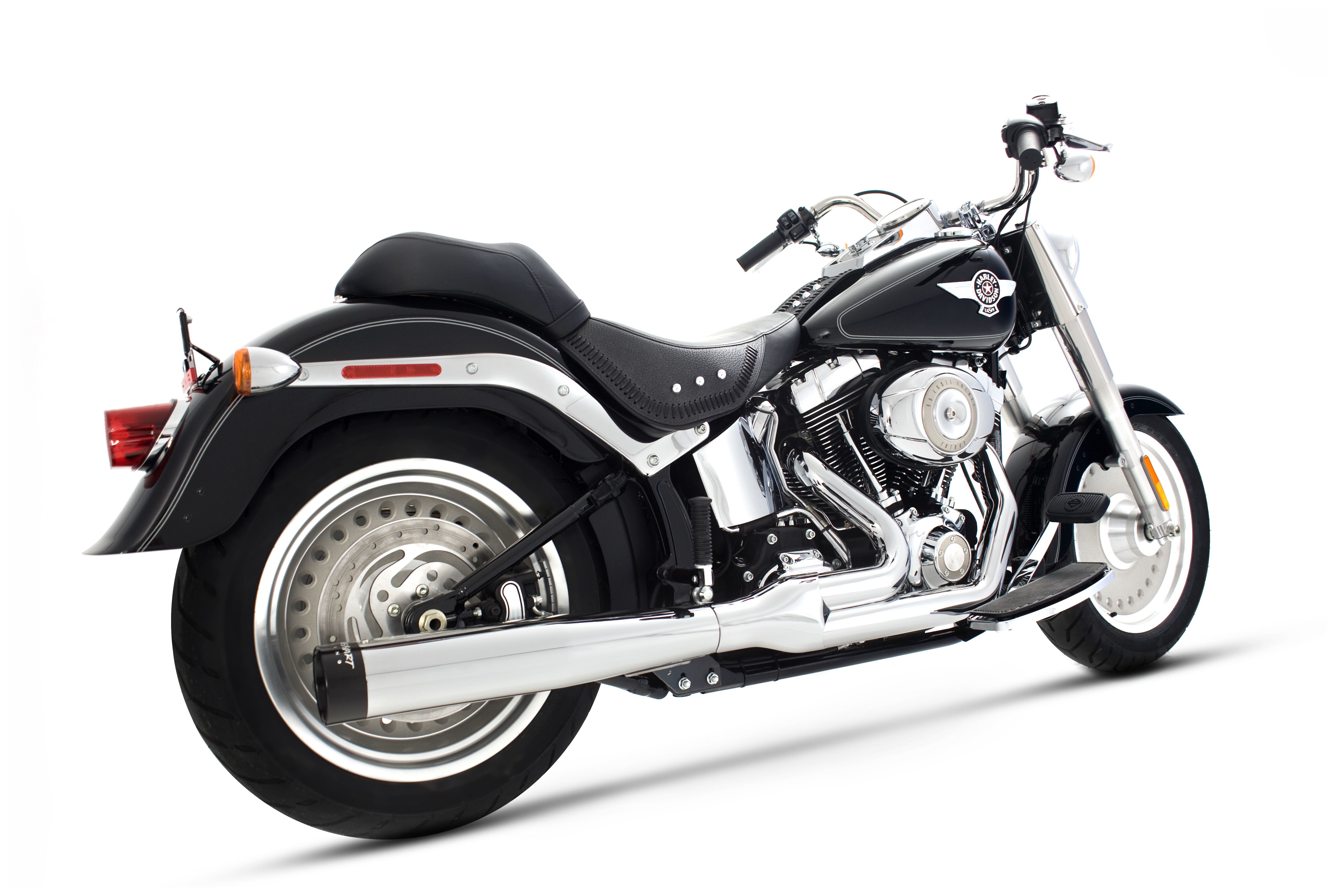 Rinehart 2-Into-1 Exhaust For Harley