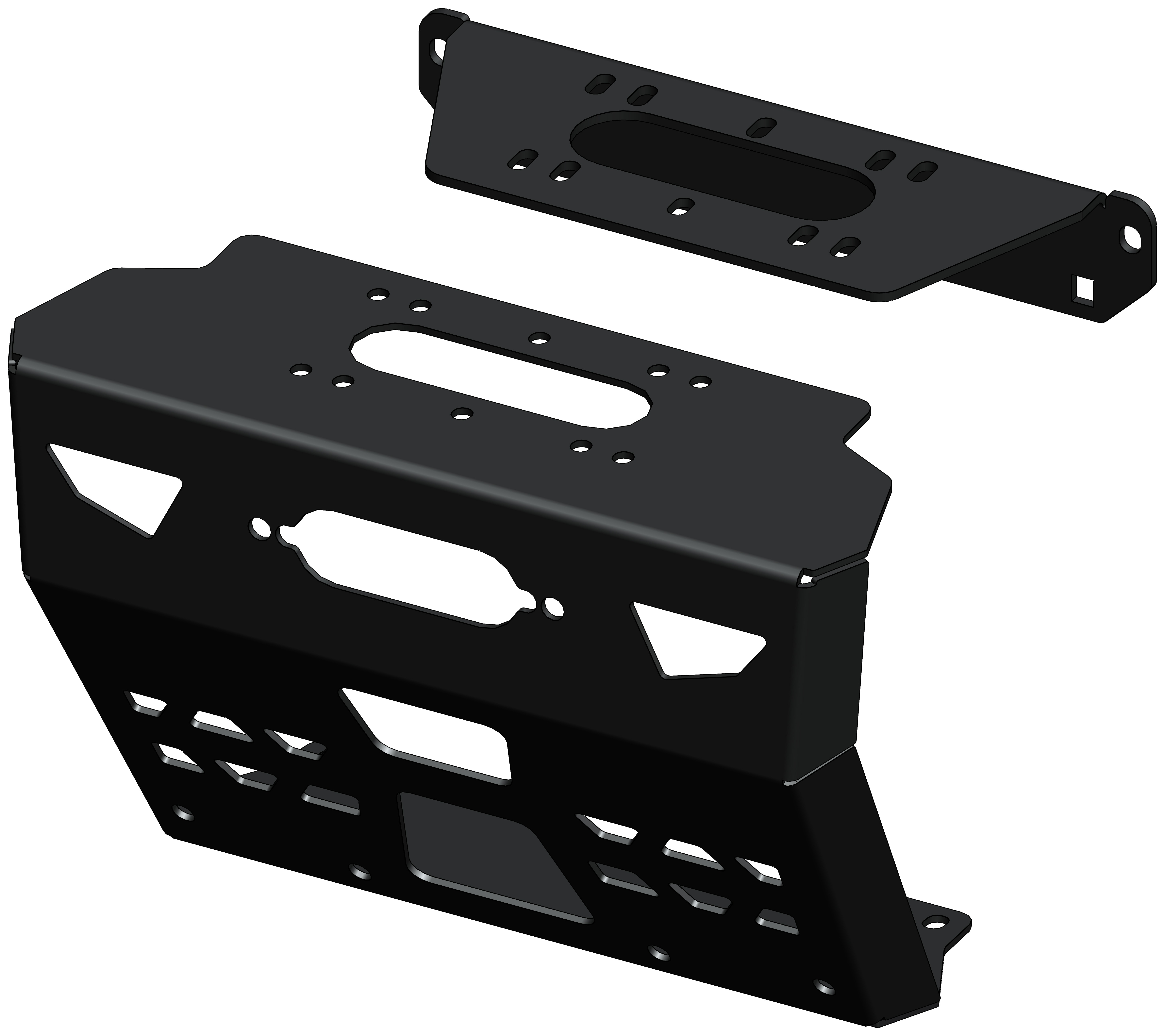 KFI Winch Shroud Mount Polaris Ranger XP 1000 / Crew Premium 2020-2021