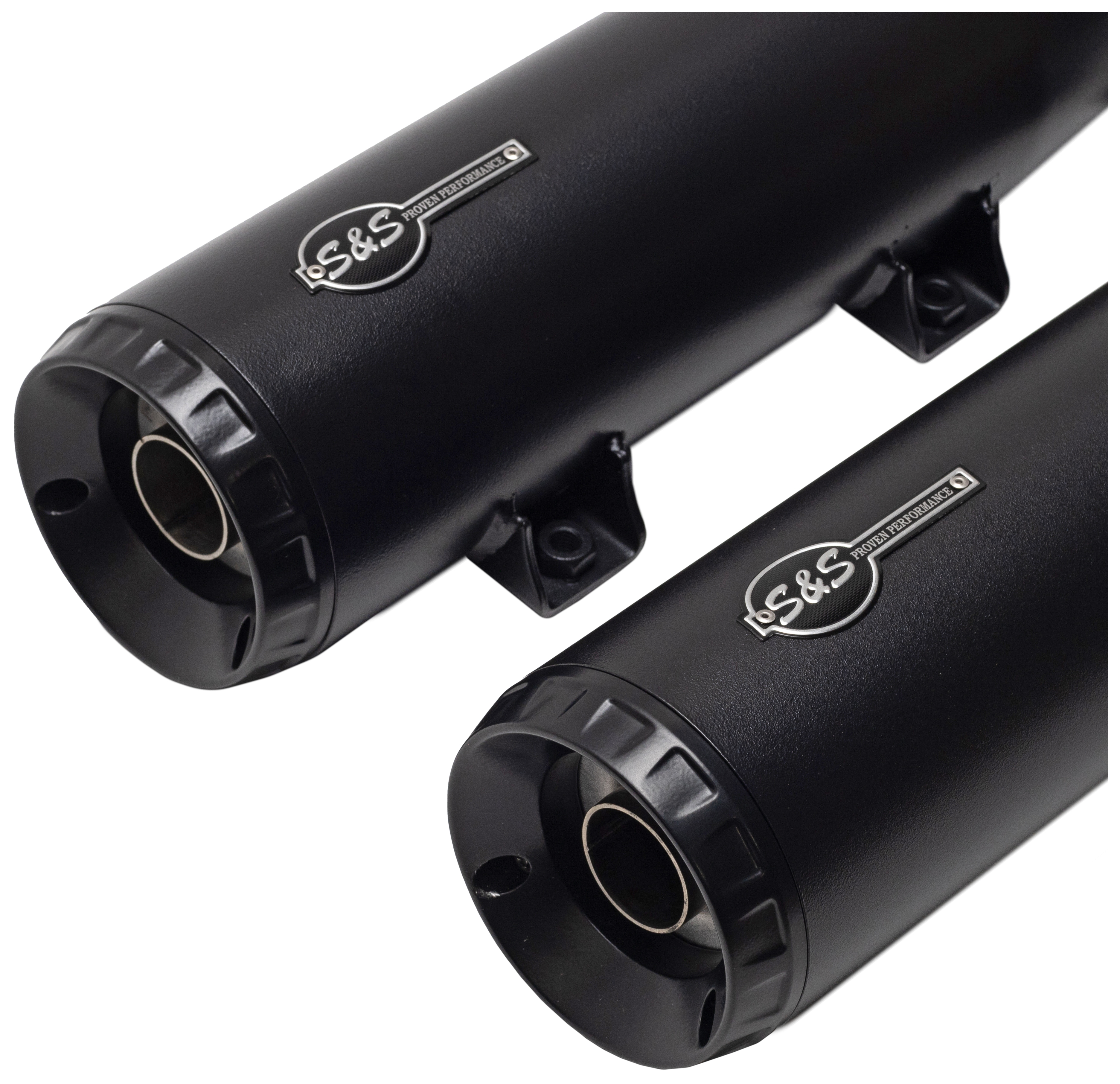 S&S Cycle Grand National Slip-On Mufflers For Indian Scout 2019-2024