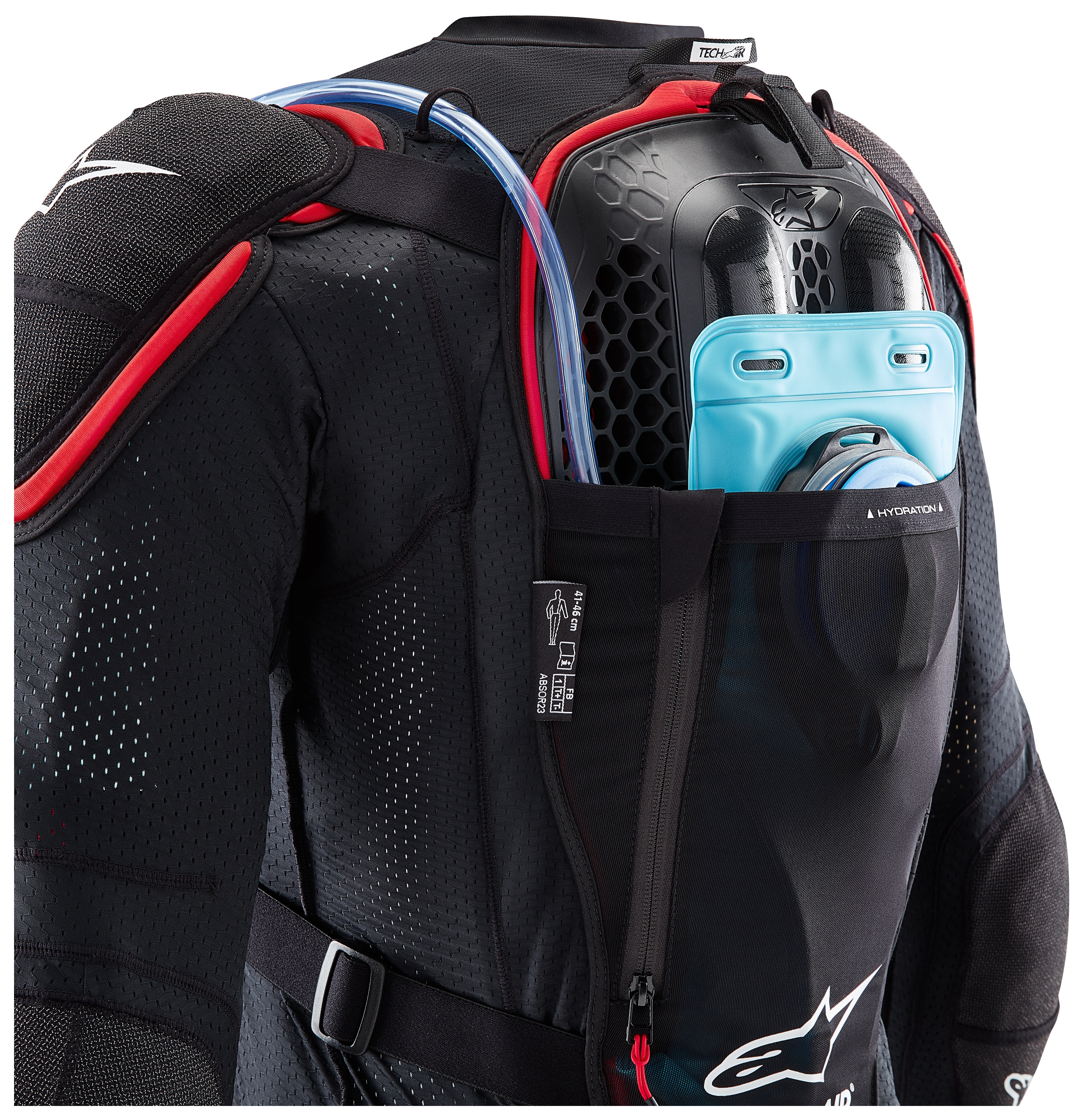 Alpinestars Tech-Air Off-Road Airbag System Black/Red / 2XL [Open Box]