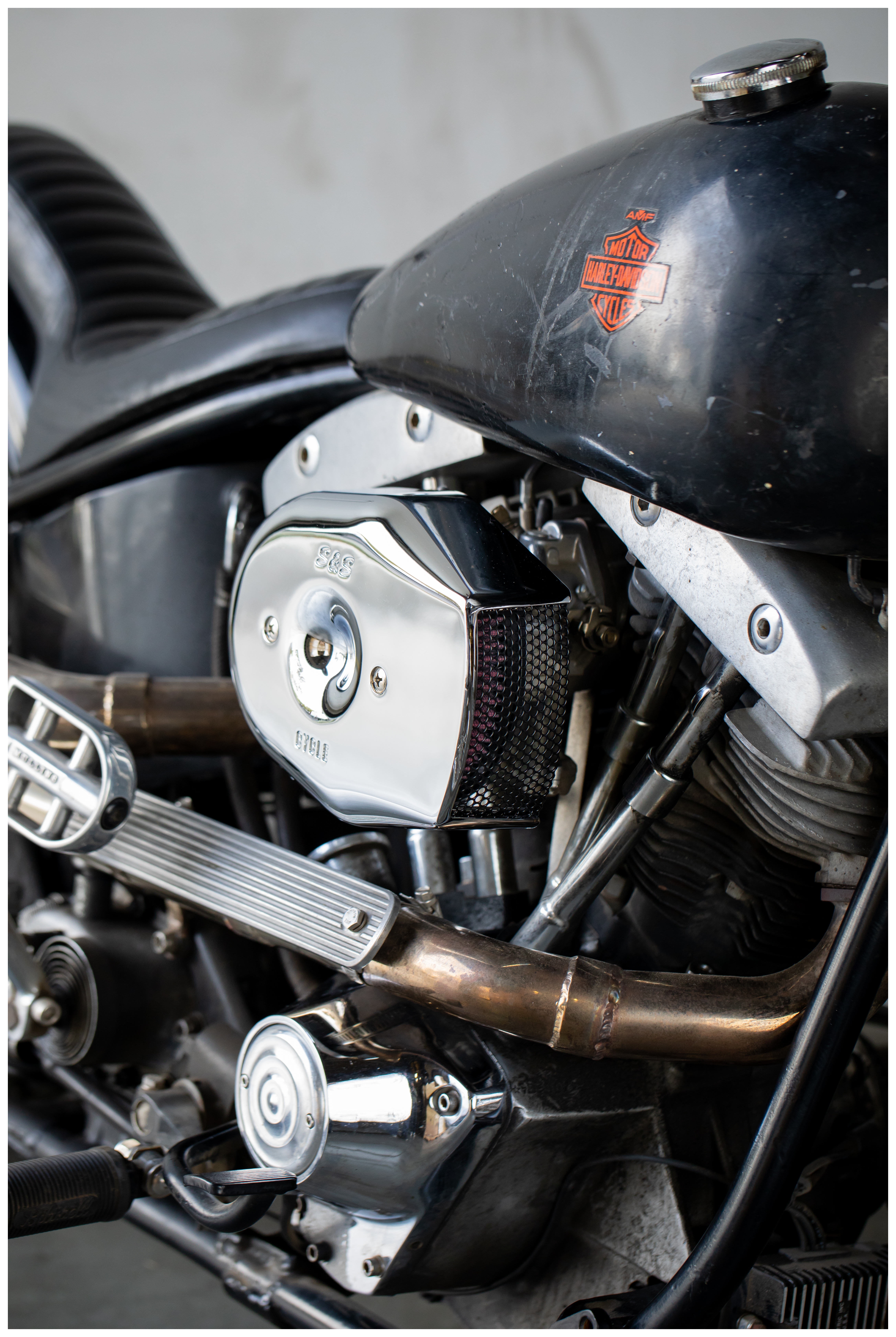 S&S Cycle Stealth Tribute Air Cleaner Cover