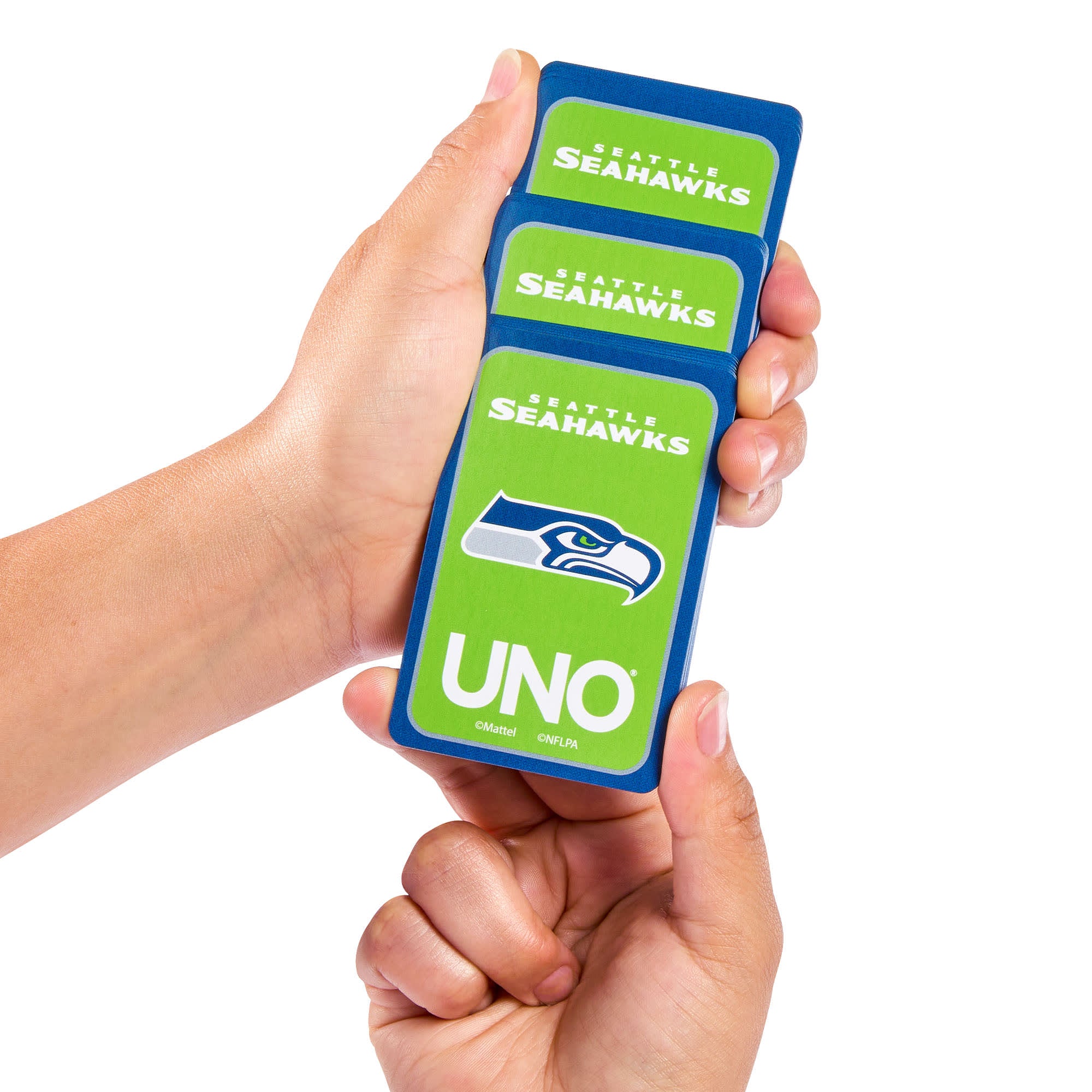 Mattel Creations UNO Fandom NFL Seattle Seahawks Game Deck
