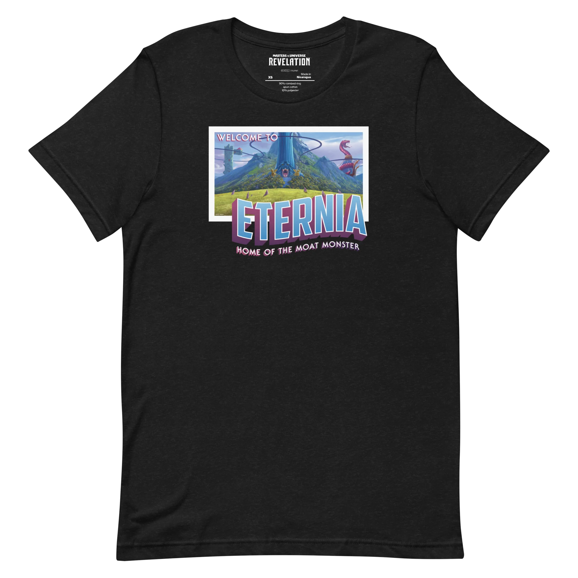 Mattel Creations Masters of the Universe Eternia Postcard T-Shirt