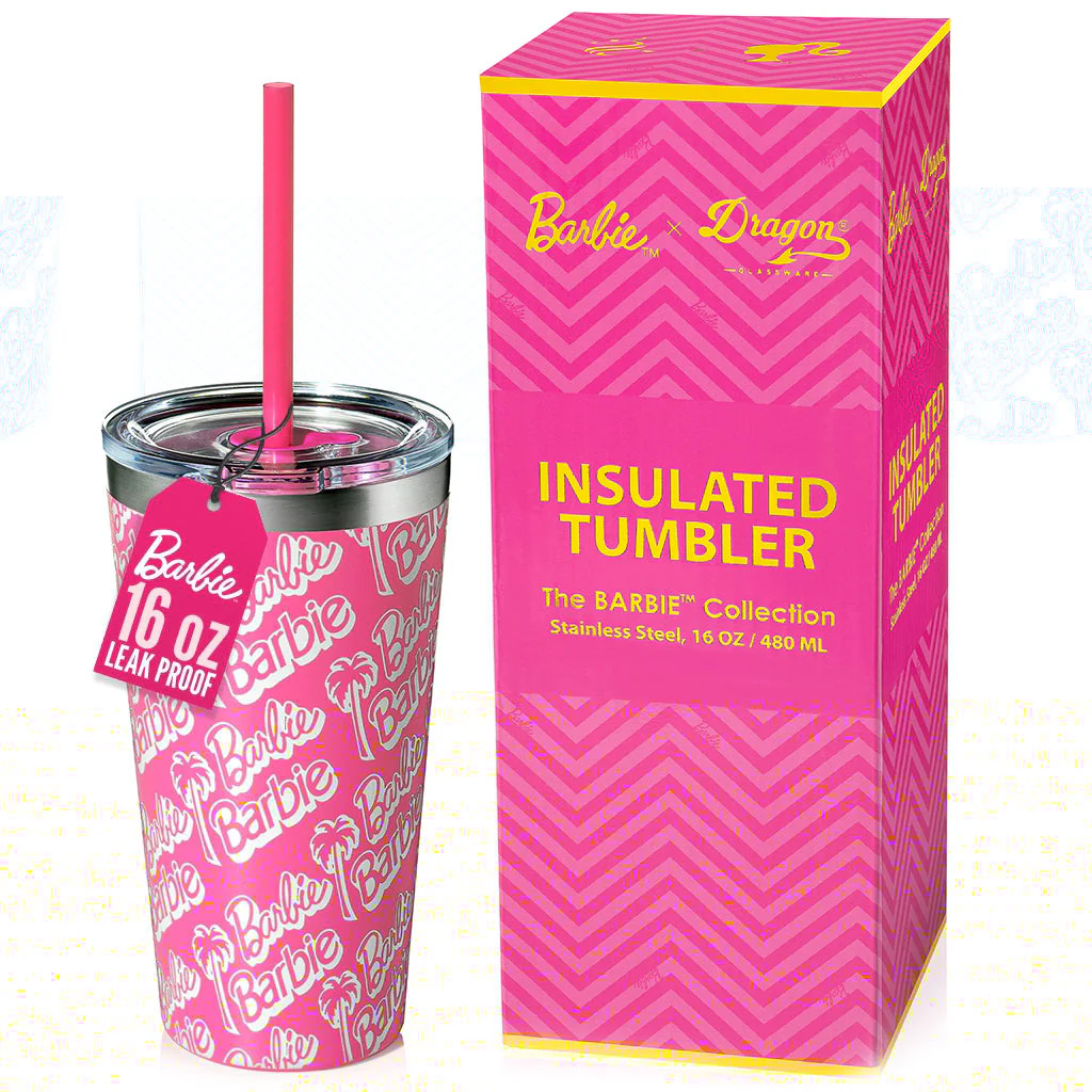 Mattel Creations Barbie™ X Dragon Glassware® Tumbler - 16 Oz