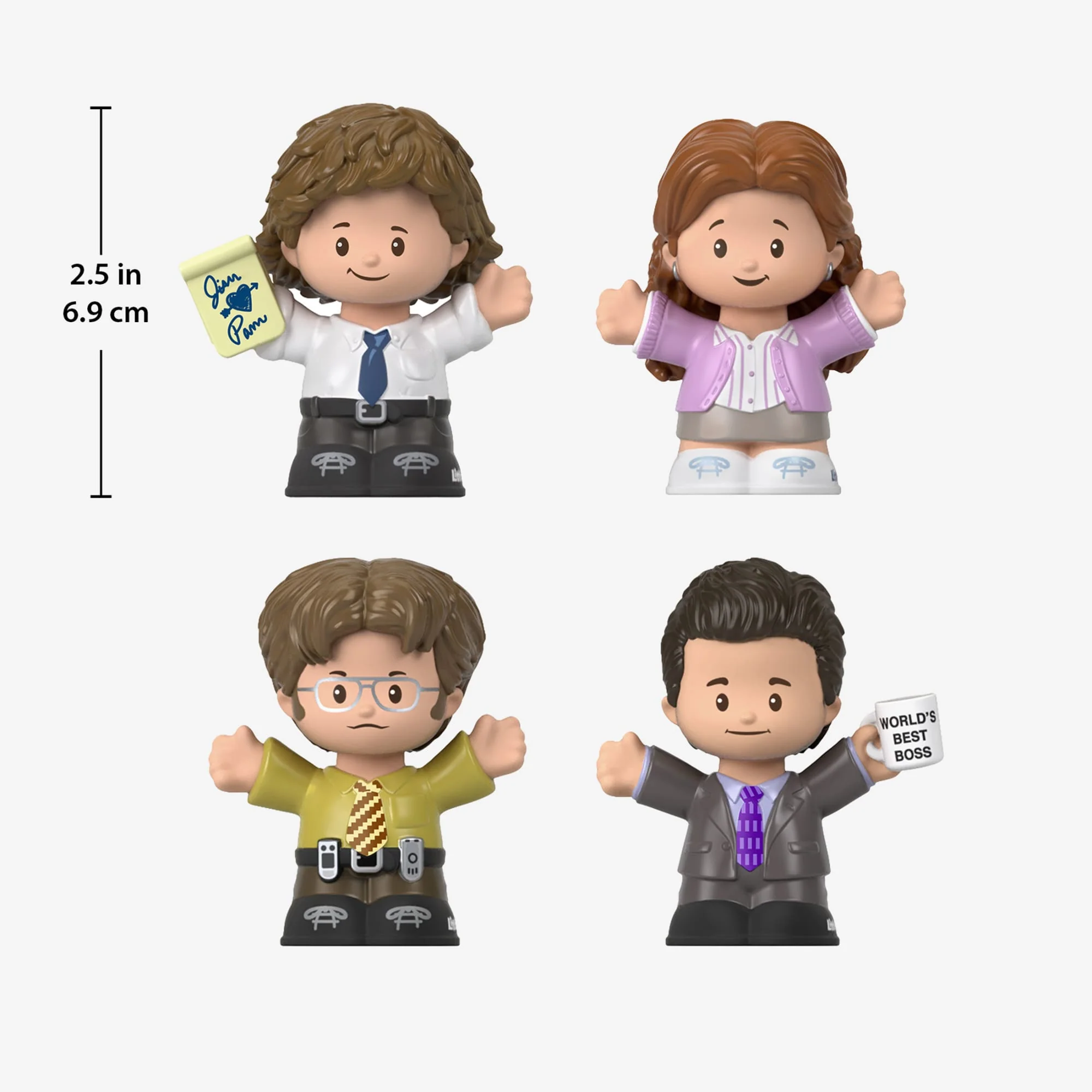 Mattel Creations Little People Collector The Office Figures