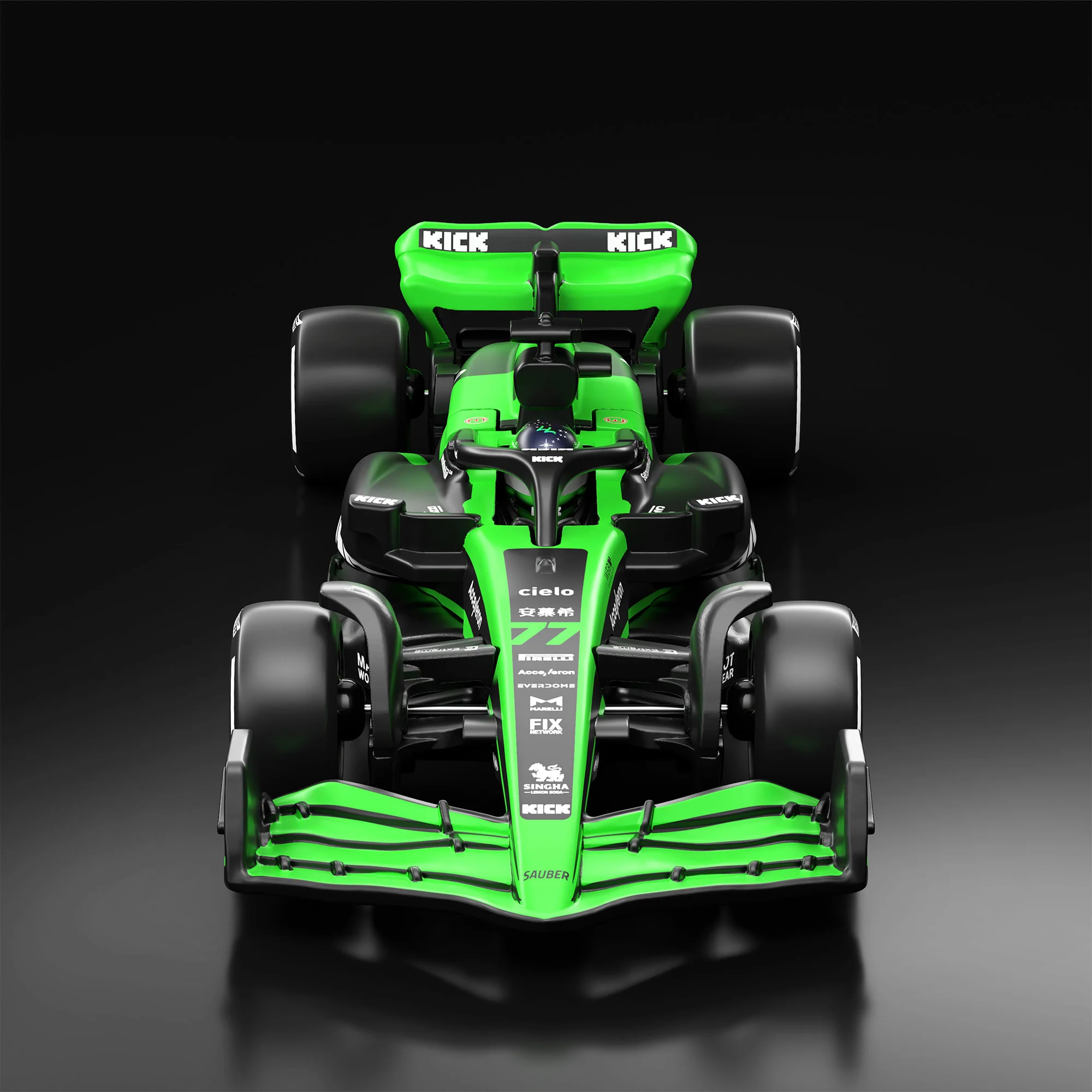 Mattel Creations Hot Wheels F1 Series: Stake F1 Team KICK Sauber C44 Car #77