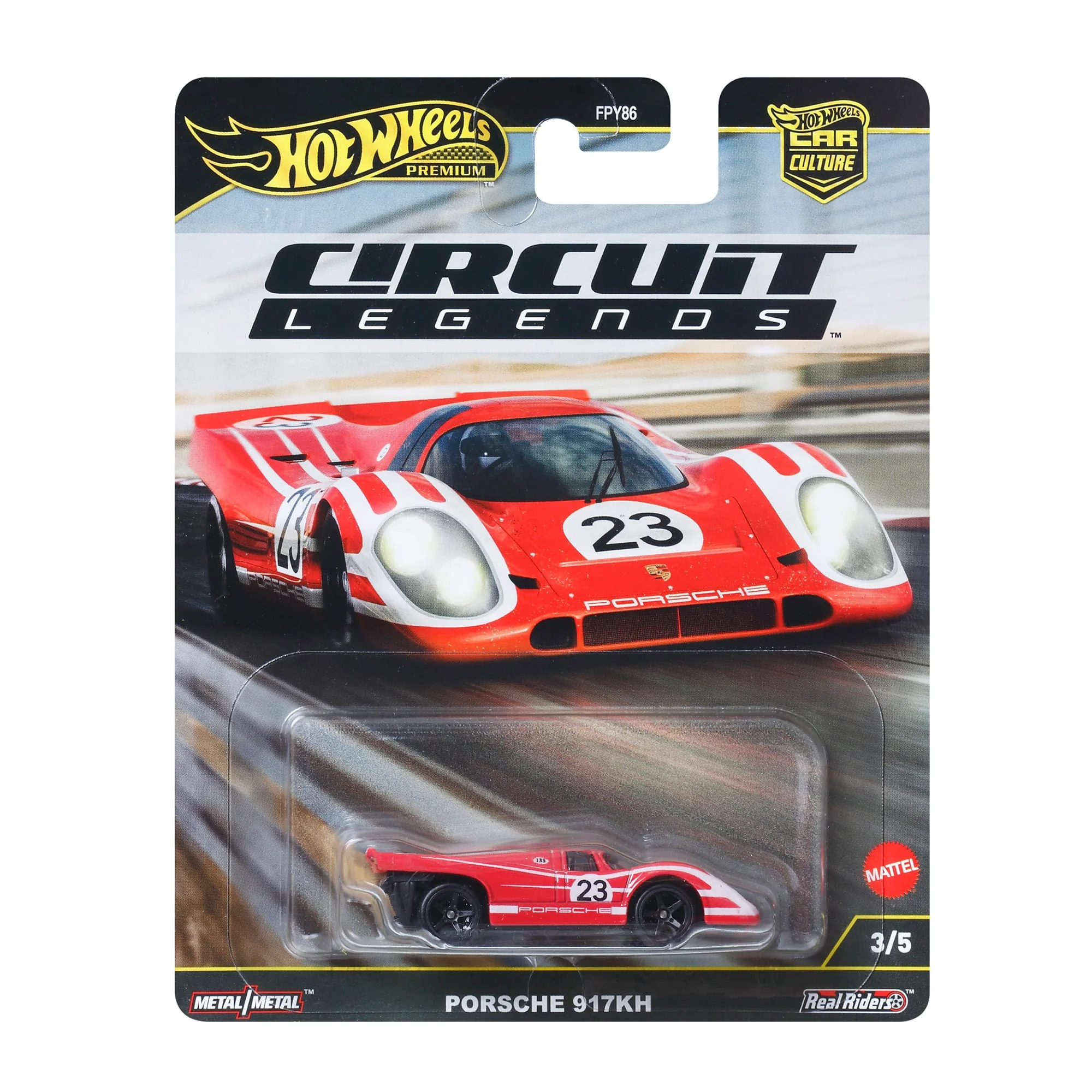 Mattel Creations Hot Wheels Premium Car Culture Circuit Legends Porsche 917KH