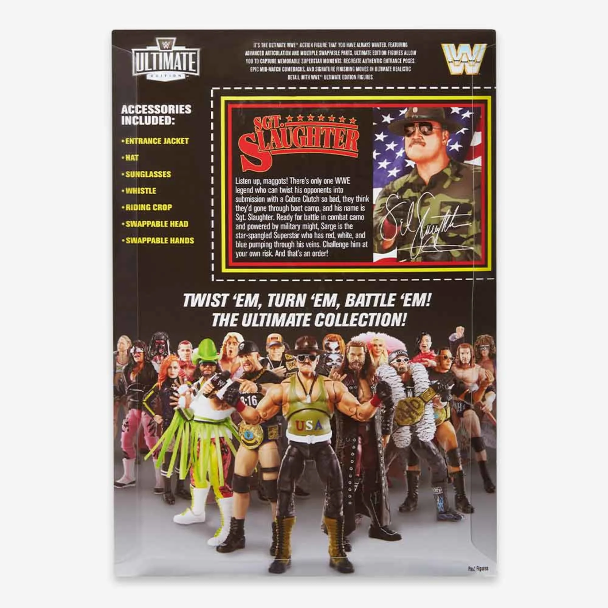 Mattel Creations WWE Ultimate Edition Sgt. Slaughter action figure