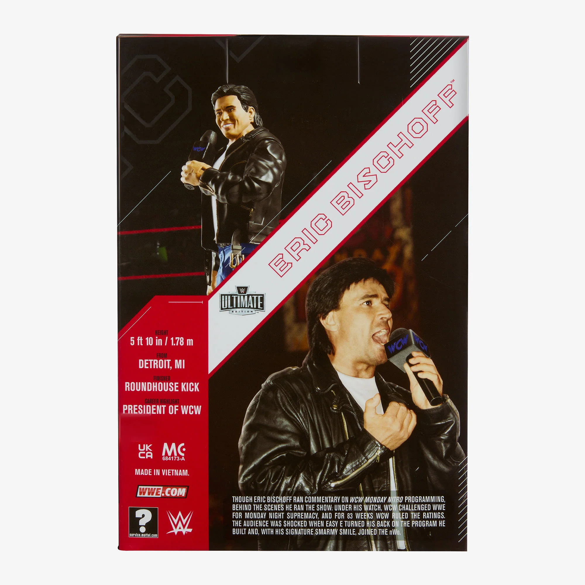 Mattel Creations WWE Ultimate Edition WCW Monday Nitro Ring w/ Eric Bischoff