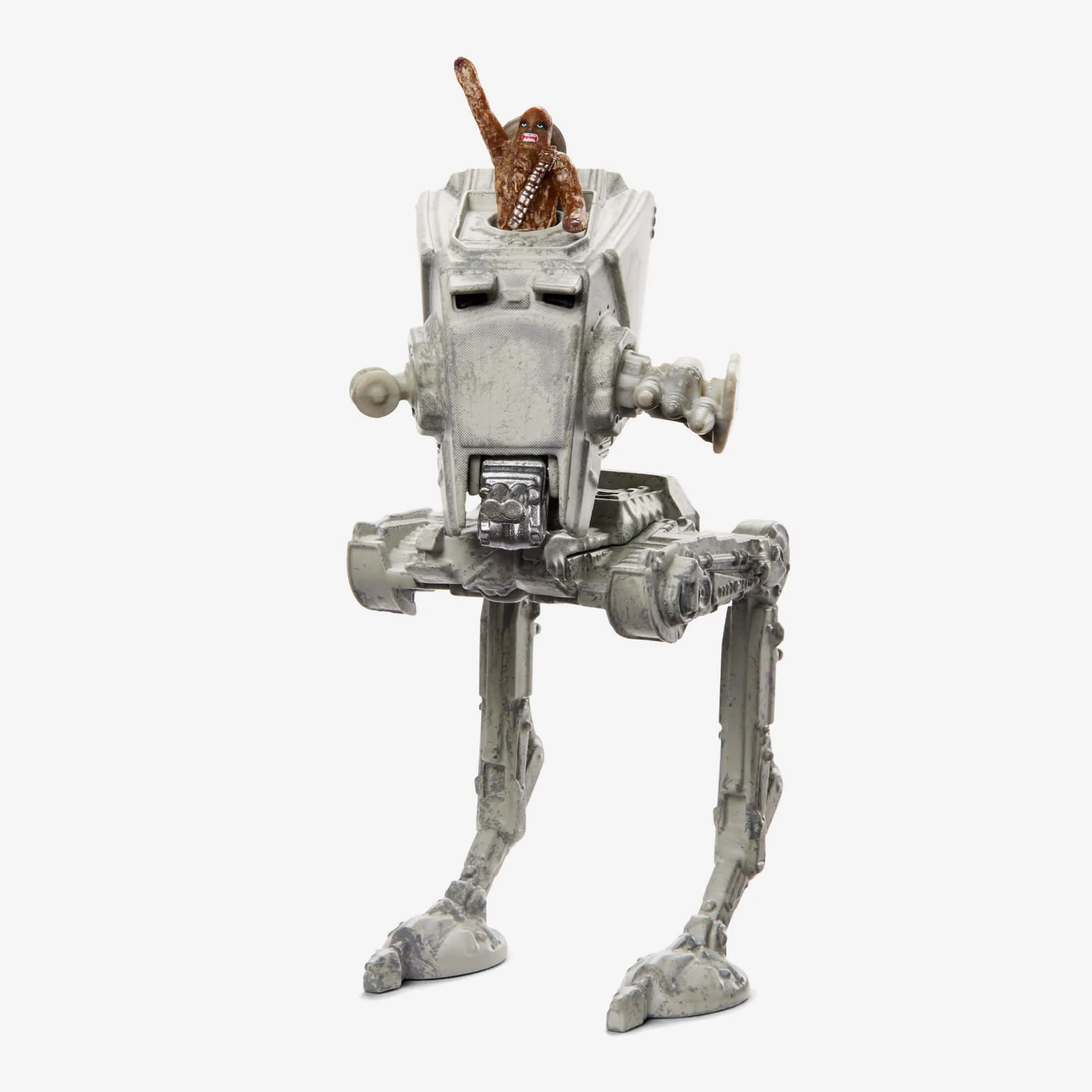 Mattel Creations Star Wars Starships Select AT-ST With Chewbacca