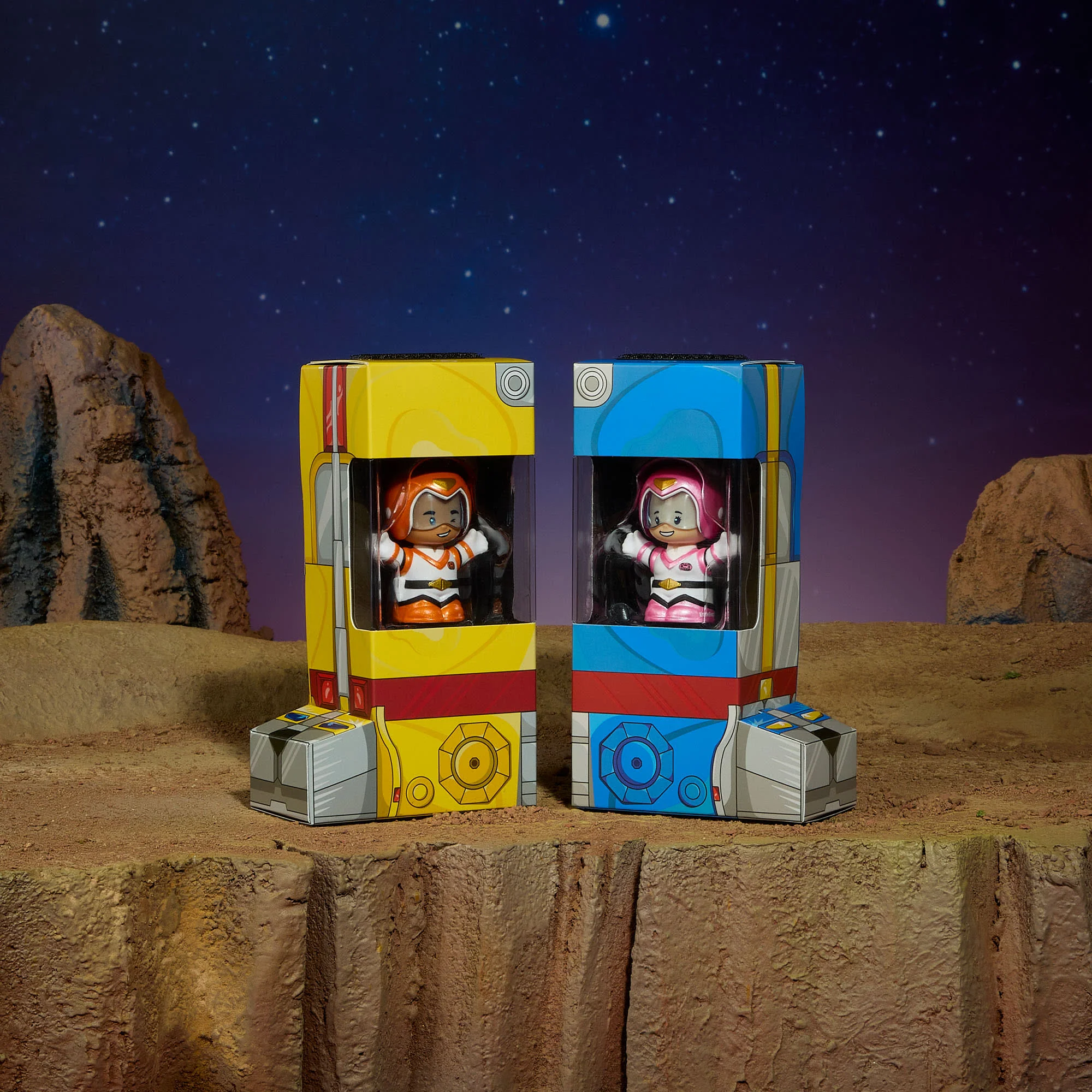 Mattel Creations Little People Collector Voltron 40th Anniversary Gold Label Set