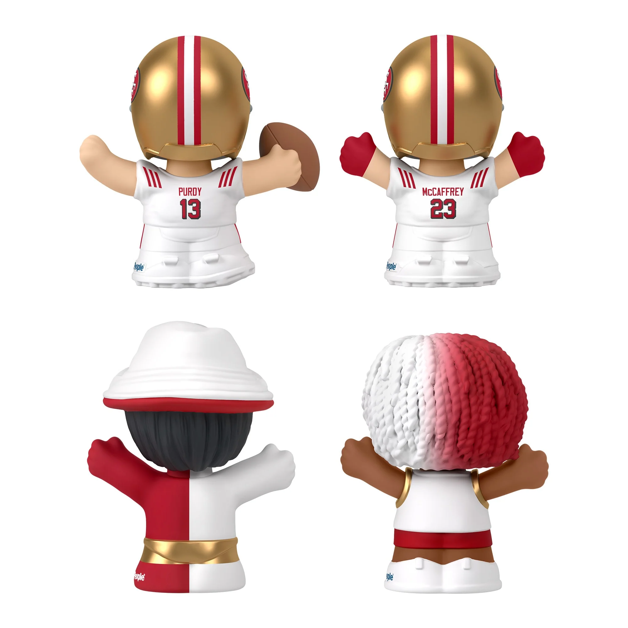 Mattel Creations Little People Collector San Francisco 49ers Alternate Jersey Figure Set