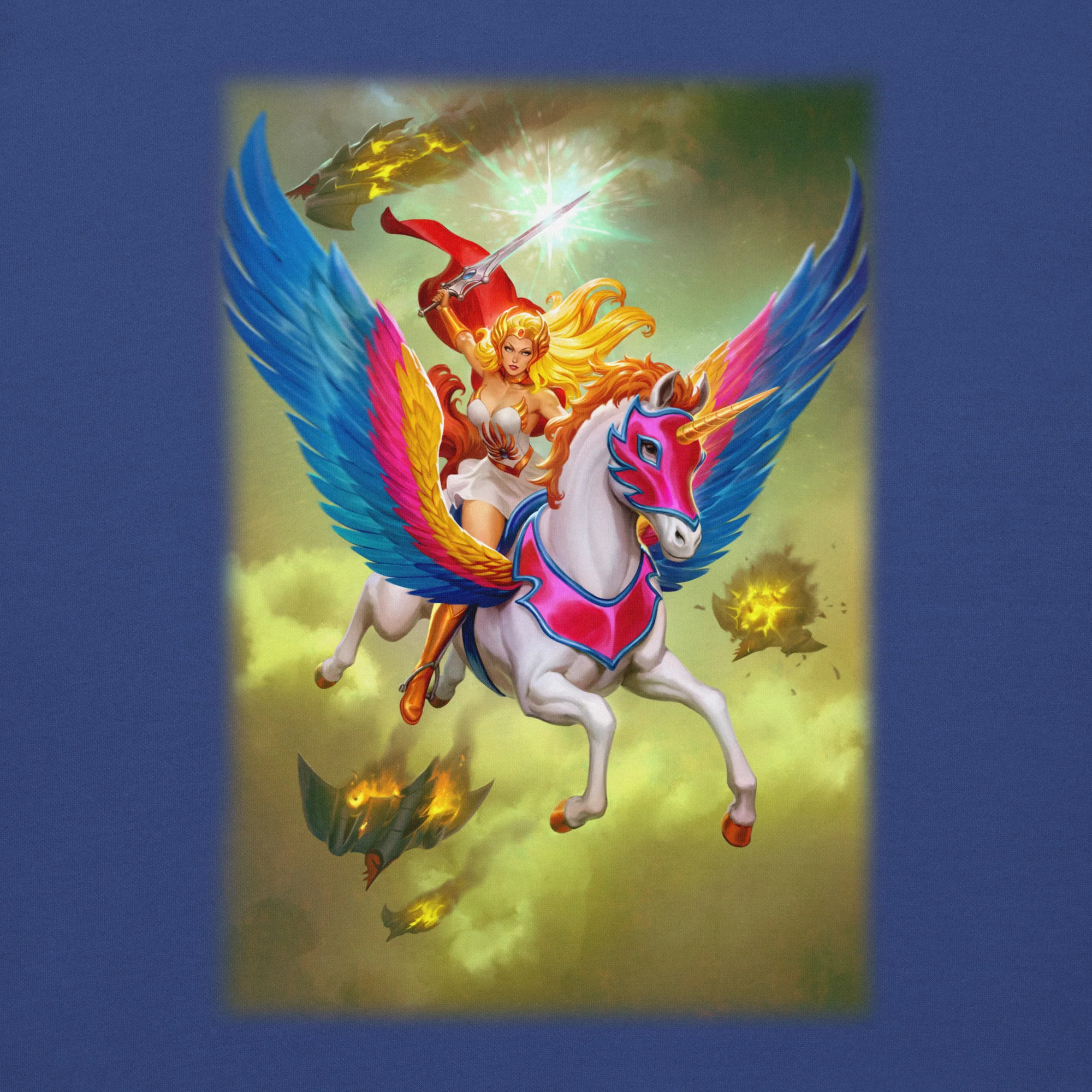 Mattel Creations Masters of the Universe She-Ra Blue Sweatshirt