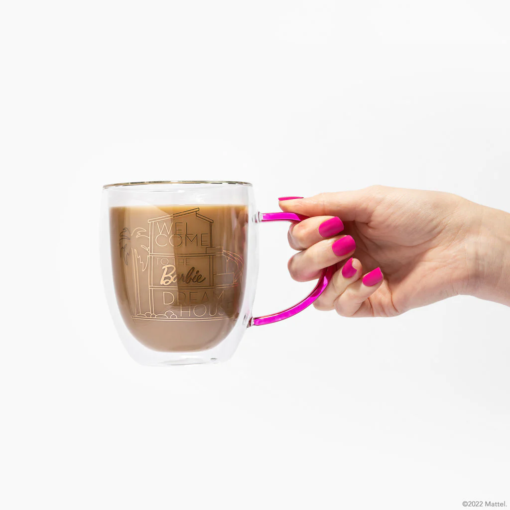 Mattel Creations Barbie™ X Dragon Glassware® Dreamhouse™ Coffee Mugs