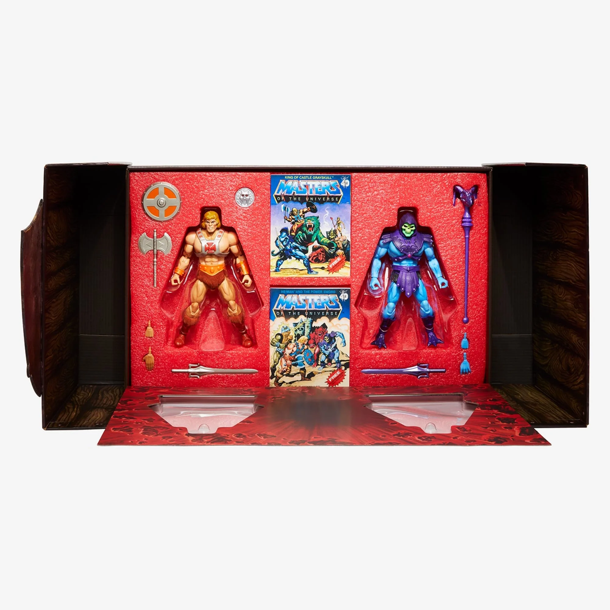 Mattel Creations Masters of the Universe Masterverse He-Man vs Skeletor 40th Anniversary