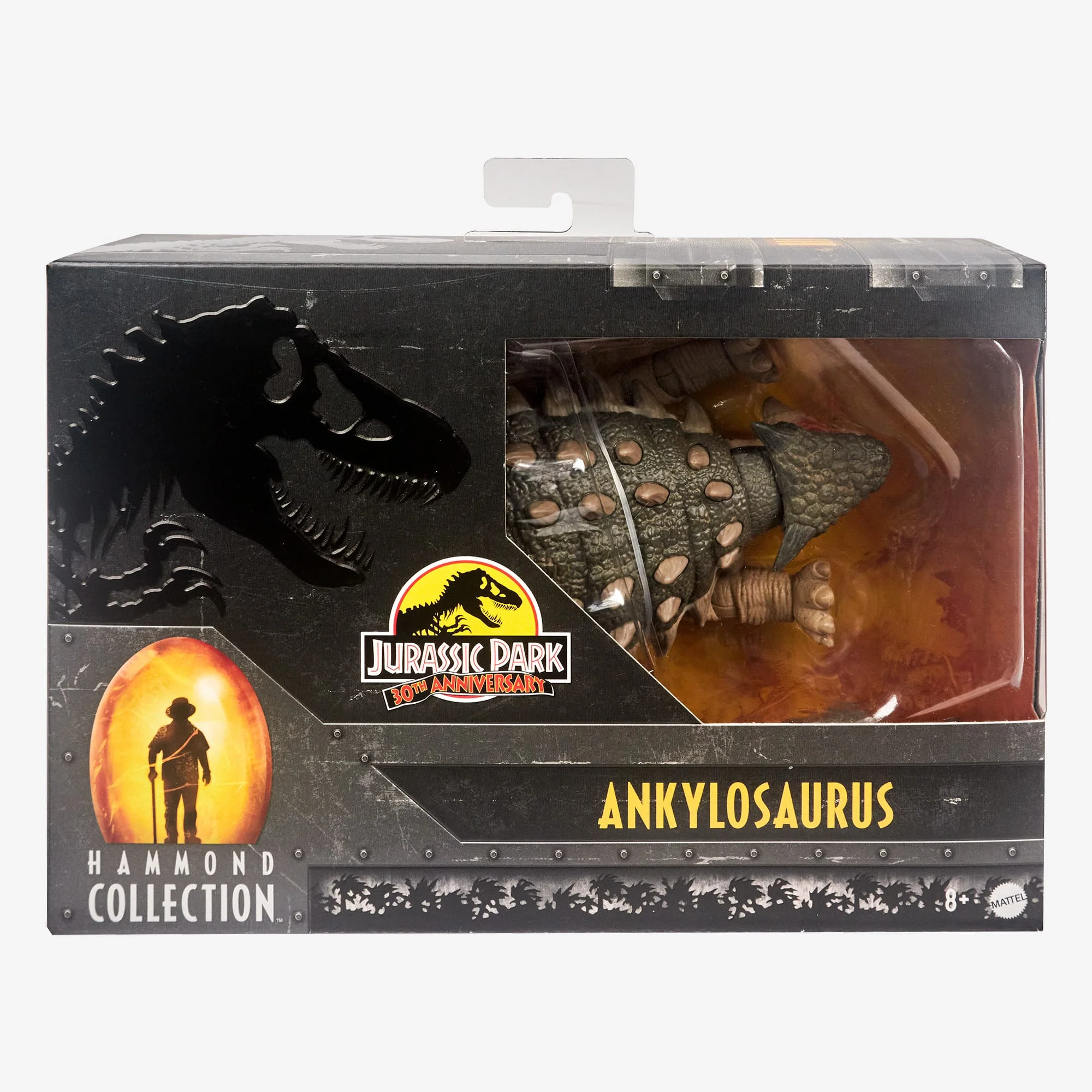 Mattel Creations Jurassic World Jurassic Park III Collector Dinosaur Action Figure Ankylosaurus Hammond Collection