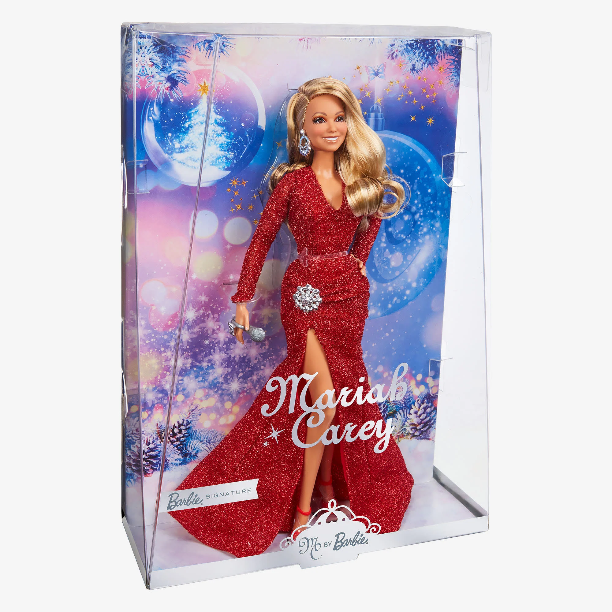 Mattel Creations Barbie x Mariah Carey Holiday Celebration Doll
