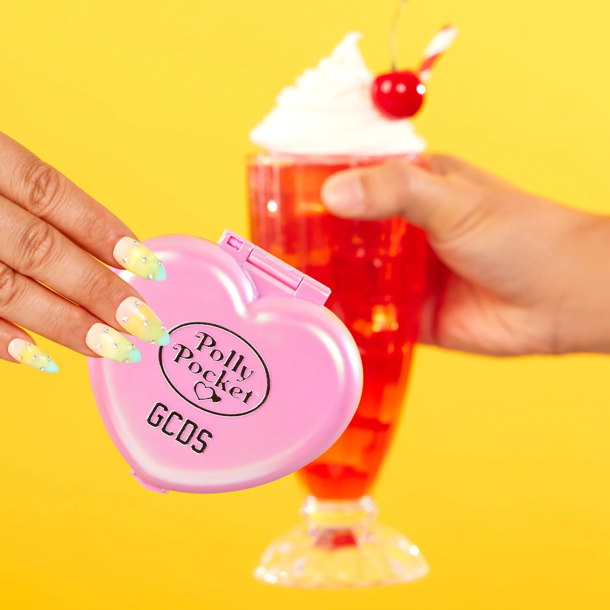 Mattel Creations Polly Pocket x GCDS Compact